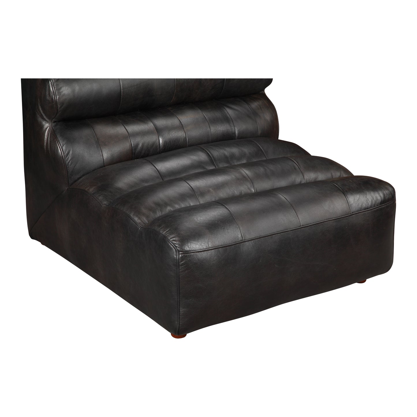 Moes Home Slipper Chairs Ramsay Black Contemporary Furniture