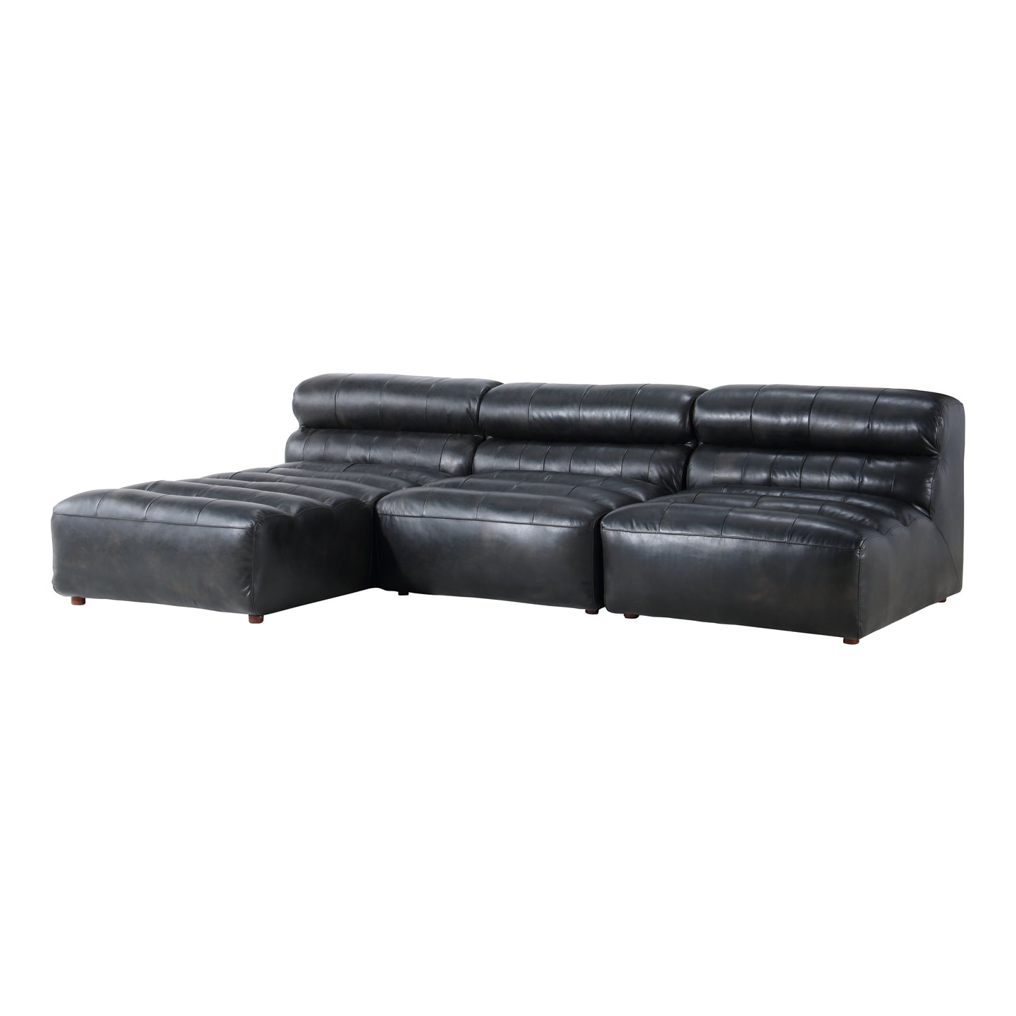 Moes Home Modular Sectionals Ramsay Black Contemporary Furniture