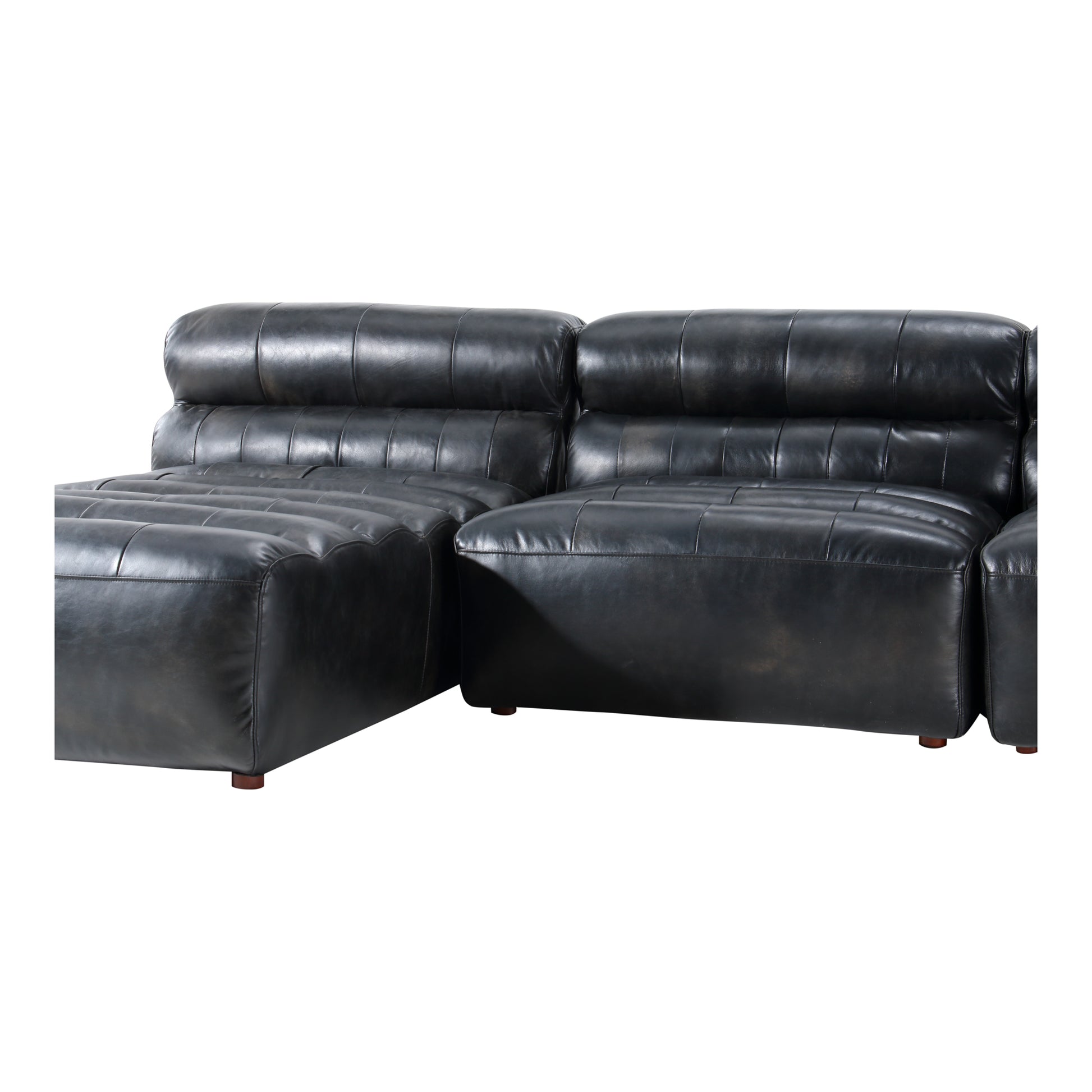 Moes Home Modular Sectionals Ramsay Black Contemporary Furniture