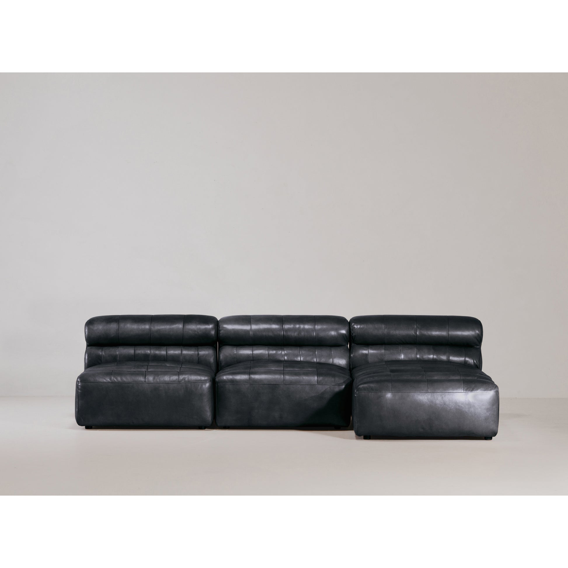 Moes Home Modular Sectionals Ramsay Black Contemporary Furniture