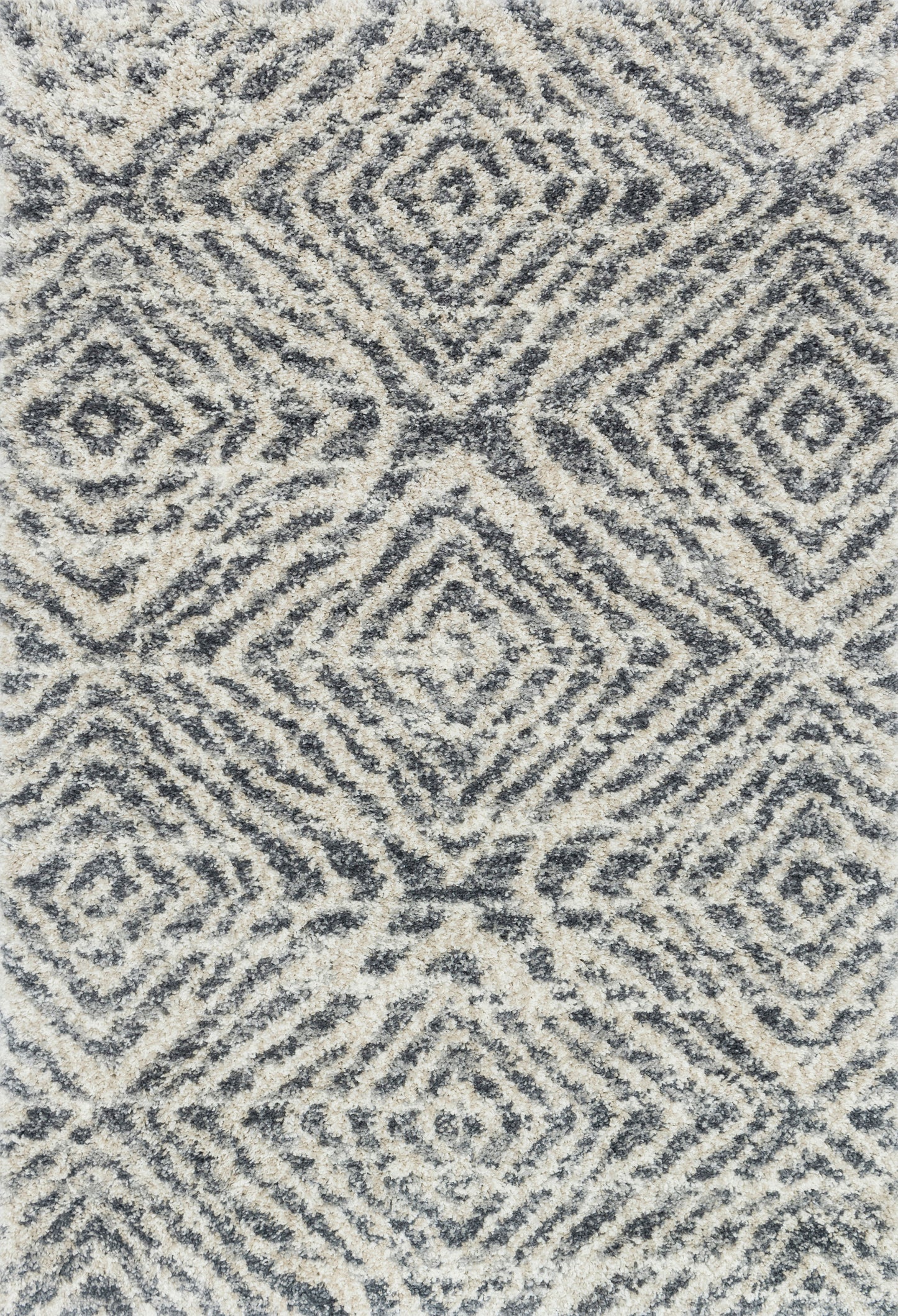 Loloi QUINCY QC-01 Graphite Sand Shag Power Loomed Rug