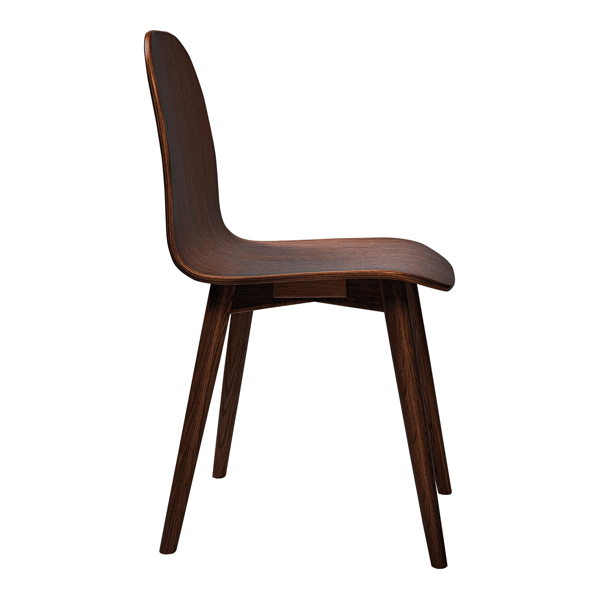 Moes Home Dining Chairs Lissi Brown Mid-Century Modern Furniture