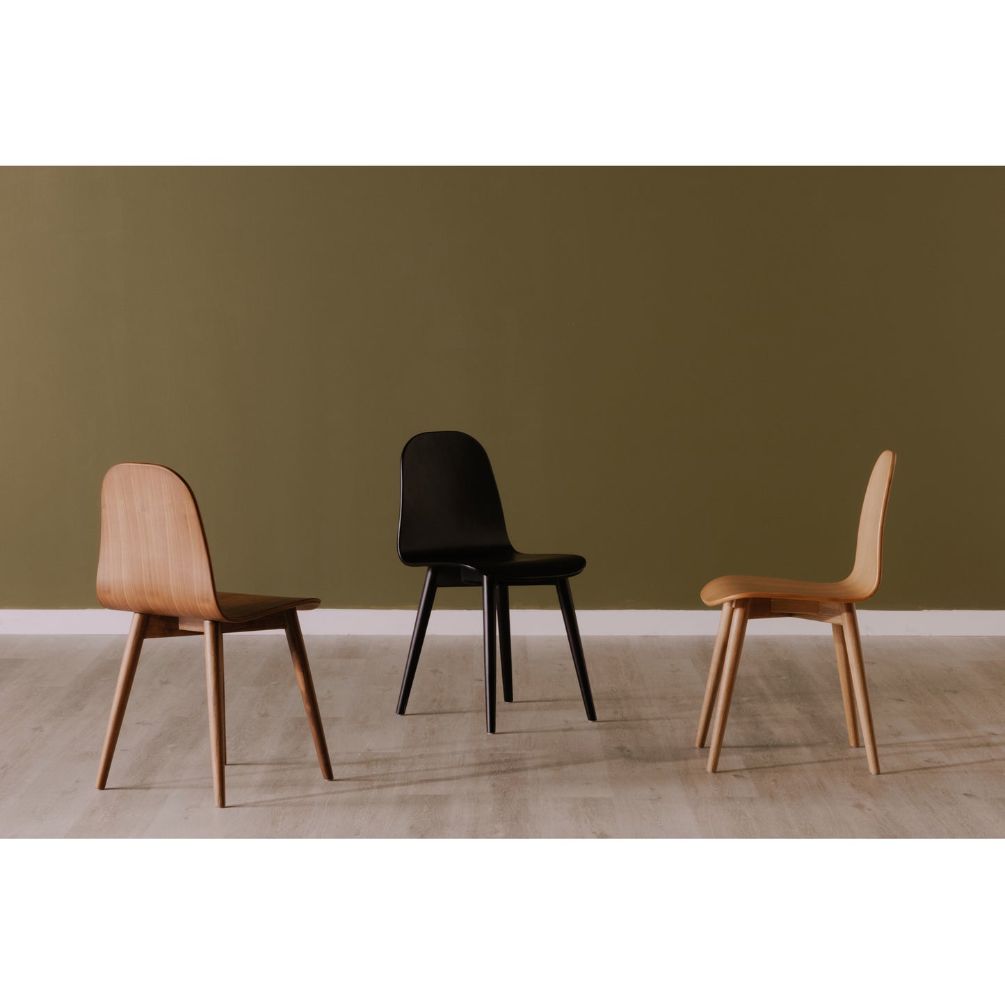 Moes Home Dining Chairs Lissi Brown Mid-Century Modern Furniture