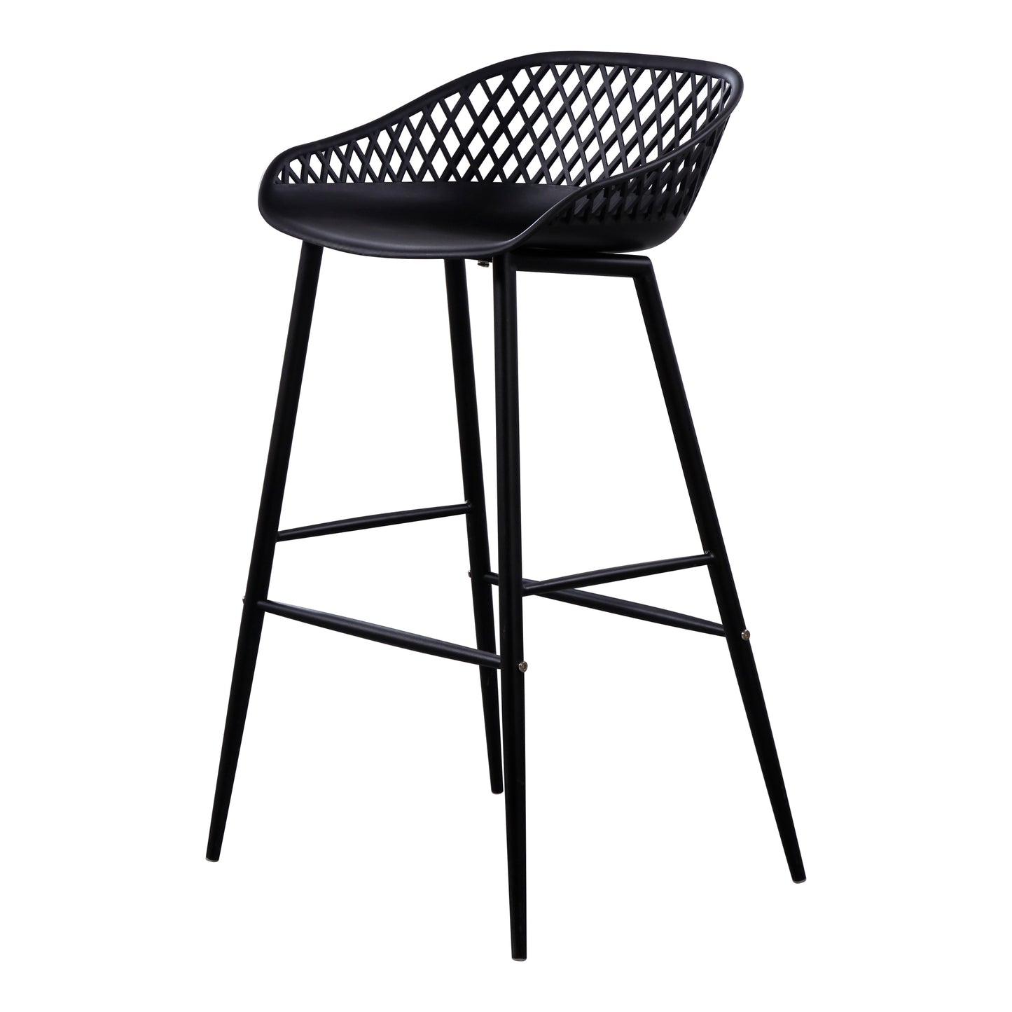 Moes Home Bar Stools Piazza Black Contemporary Furniture