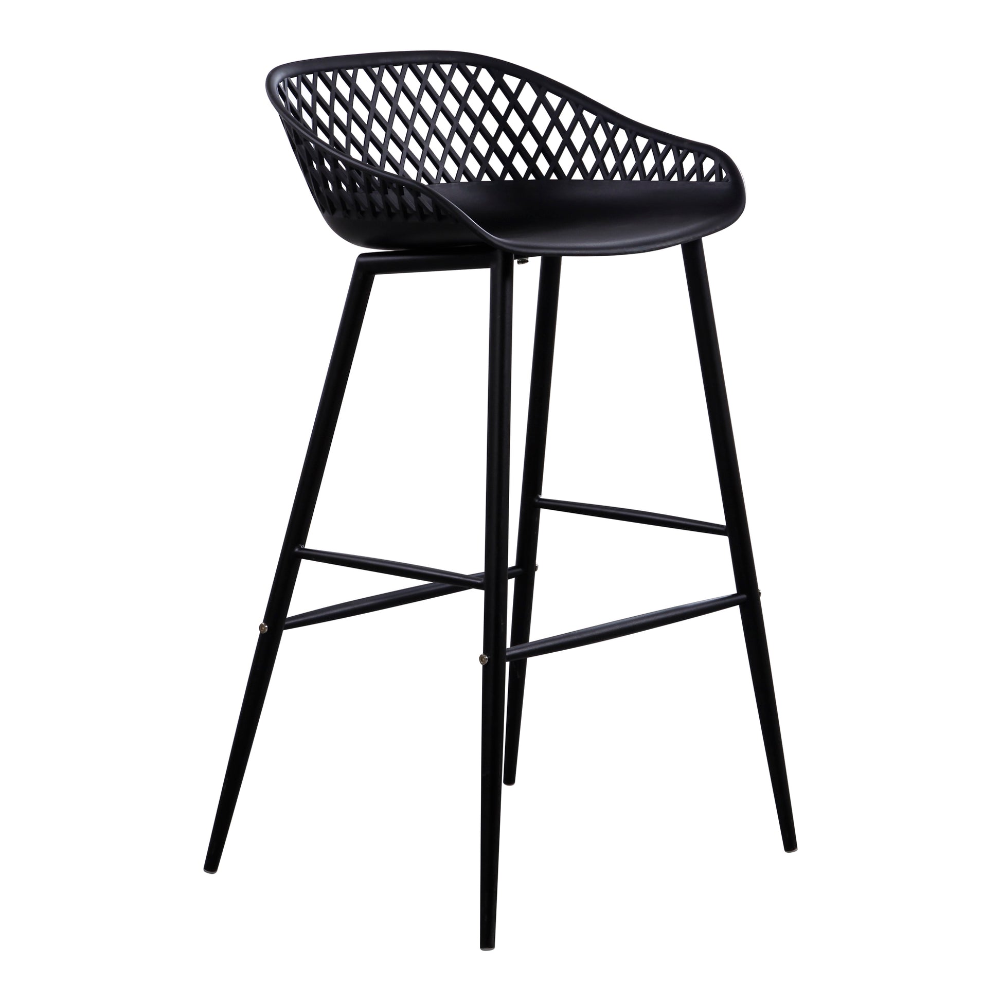 Moes Home Bar Stools Piazza Black Contemporary Furniture