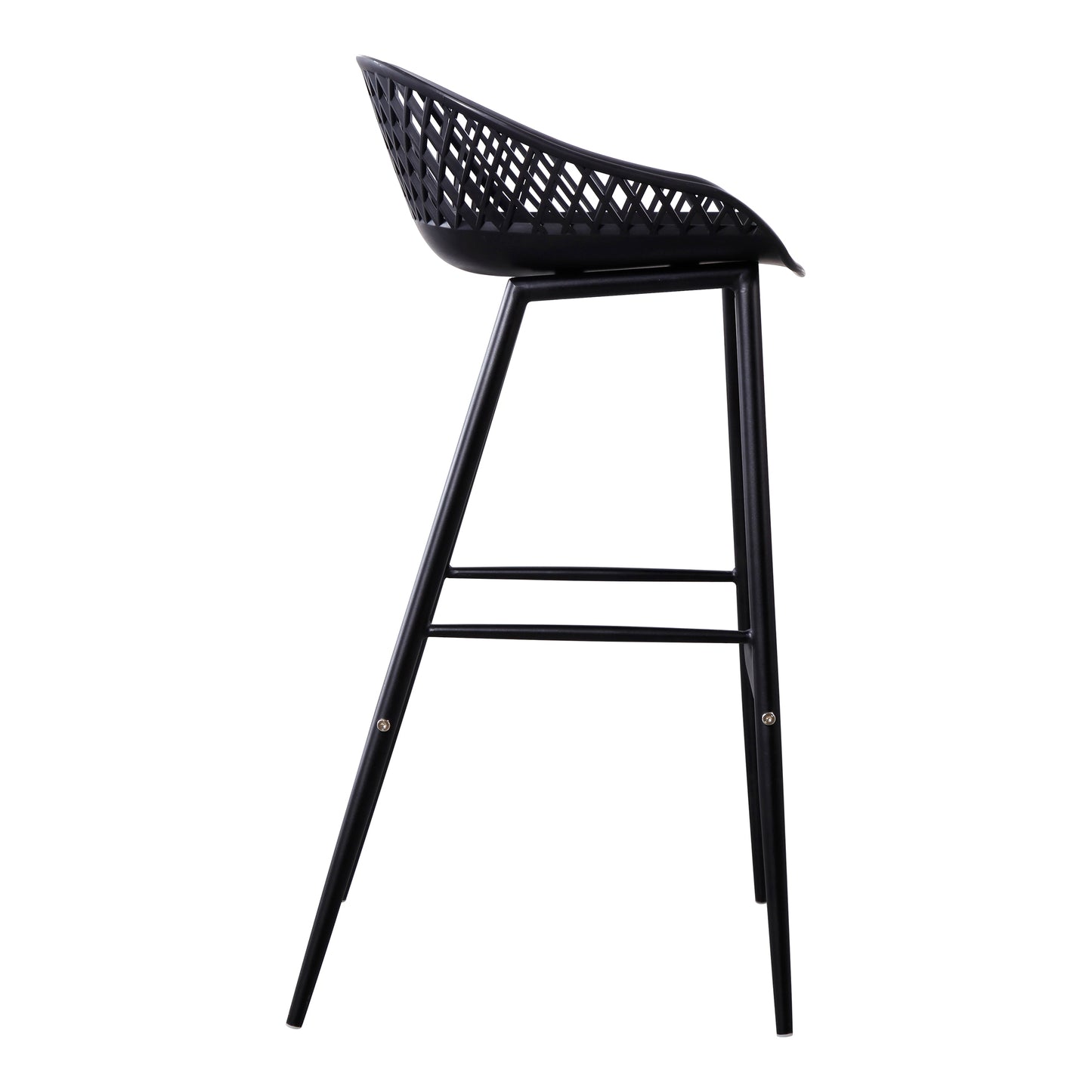 Moes Home Bar Stools Piazza Black Contemporary Furniture