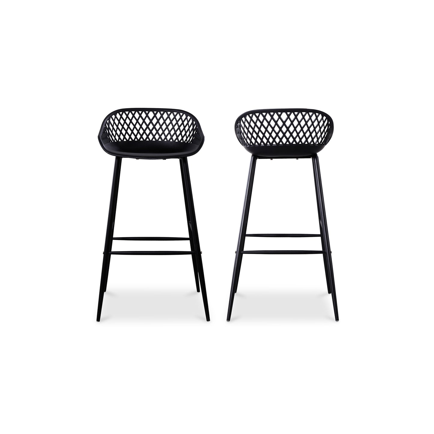 Moes Home Bar Stools Piazza Black Contemporary Furniture