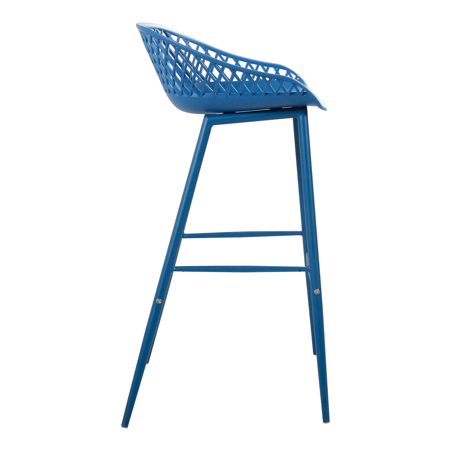 Moes Home Bar Stools Piazza Blue Contemporary Furniture