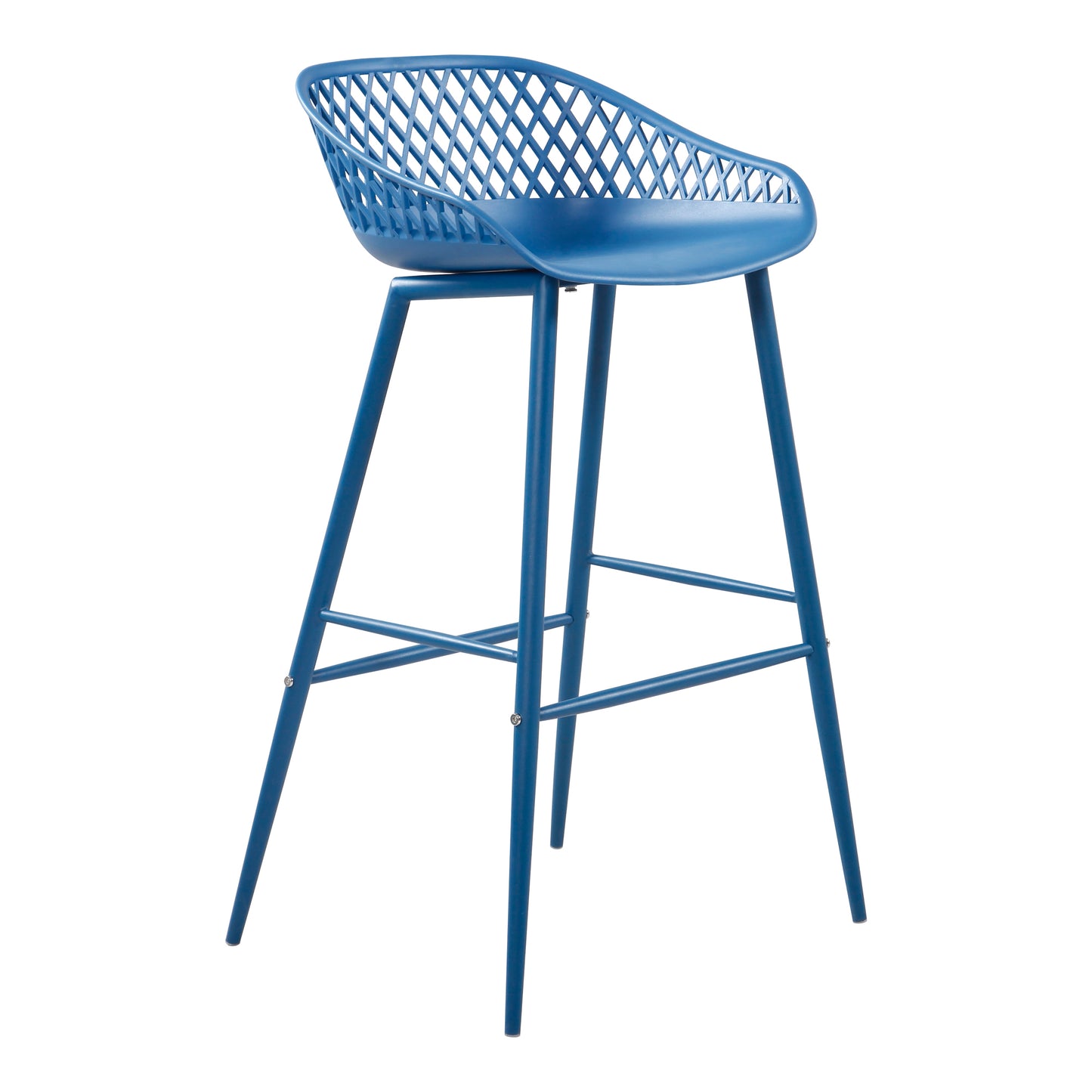 Moes Home Bar Stools Piazza Blue Contemporary Furniture