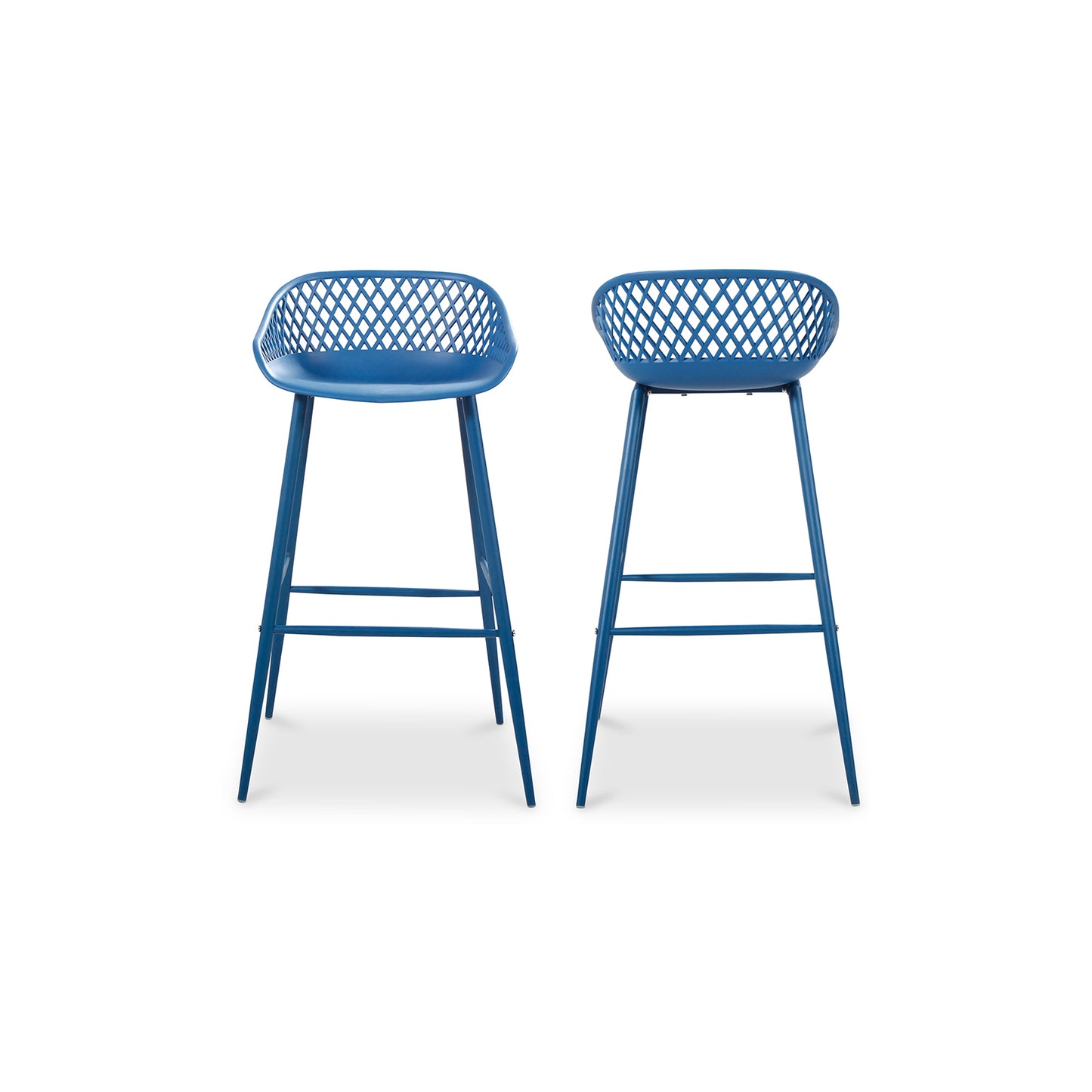 Moes Home Bar Stools Piazza Blue Contemporary Furniture