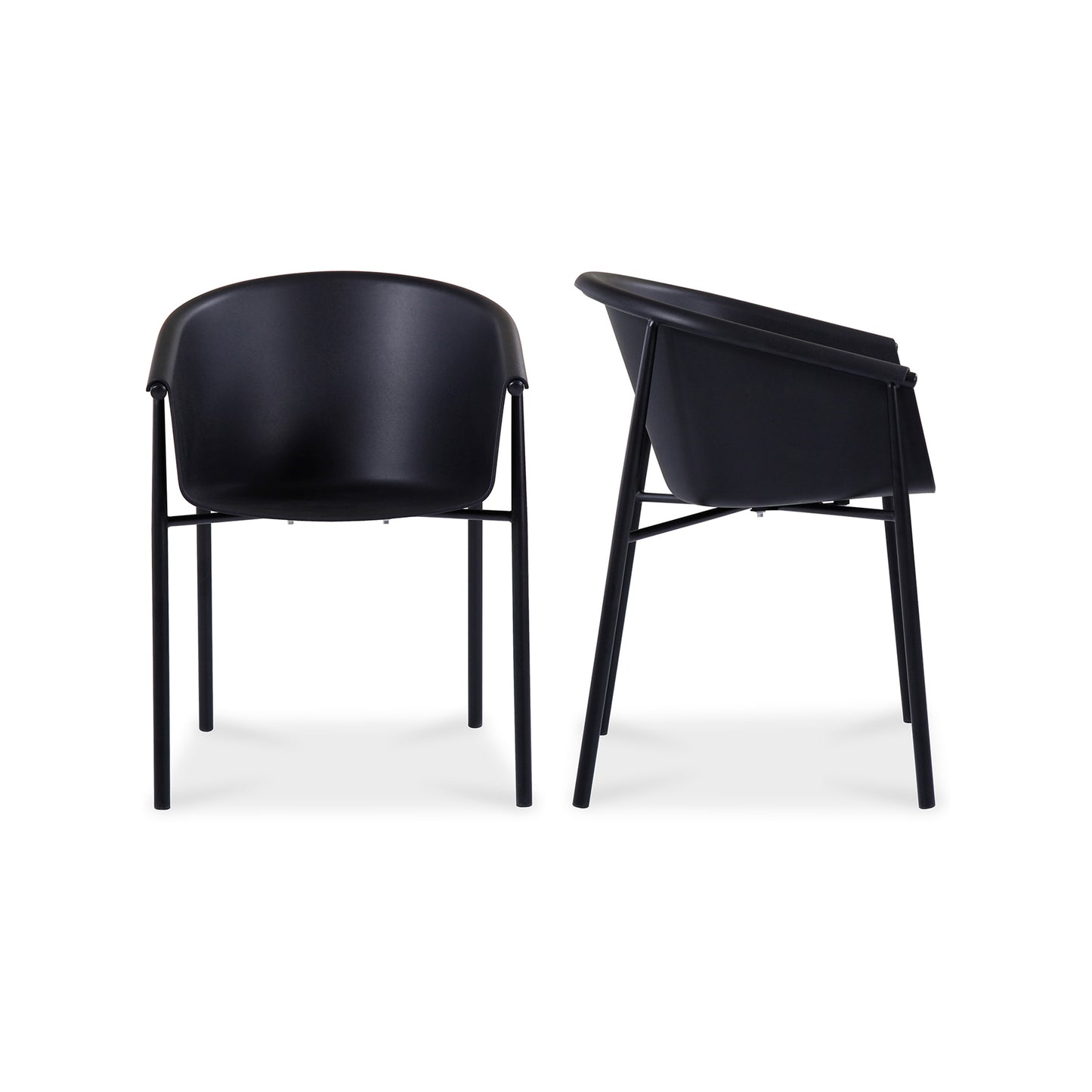 Moes Home Dining Chairs Shindig Black Contemporary Furniture