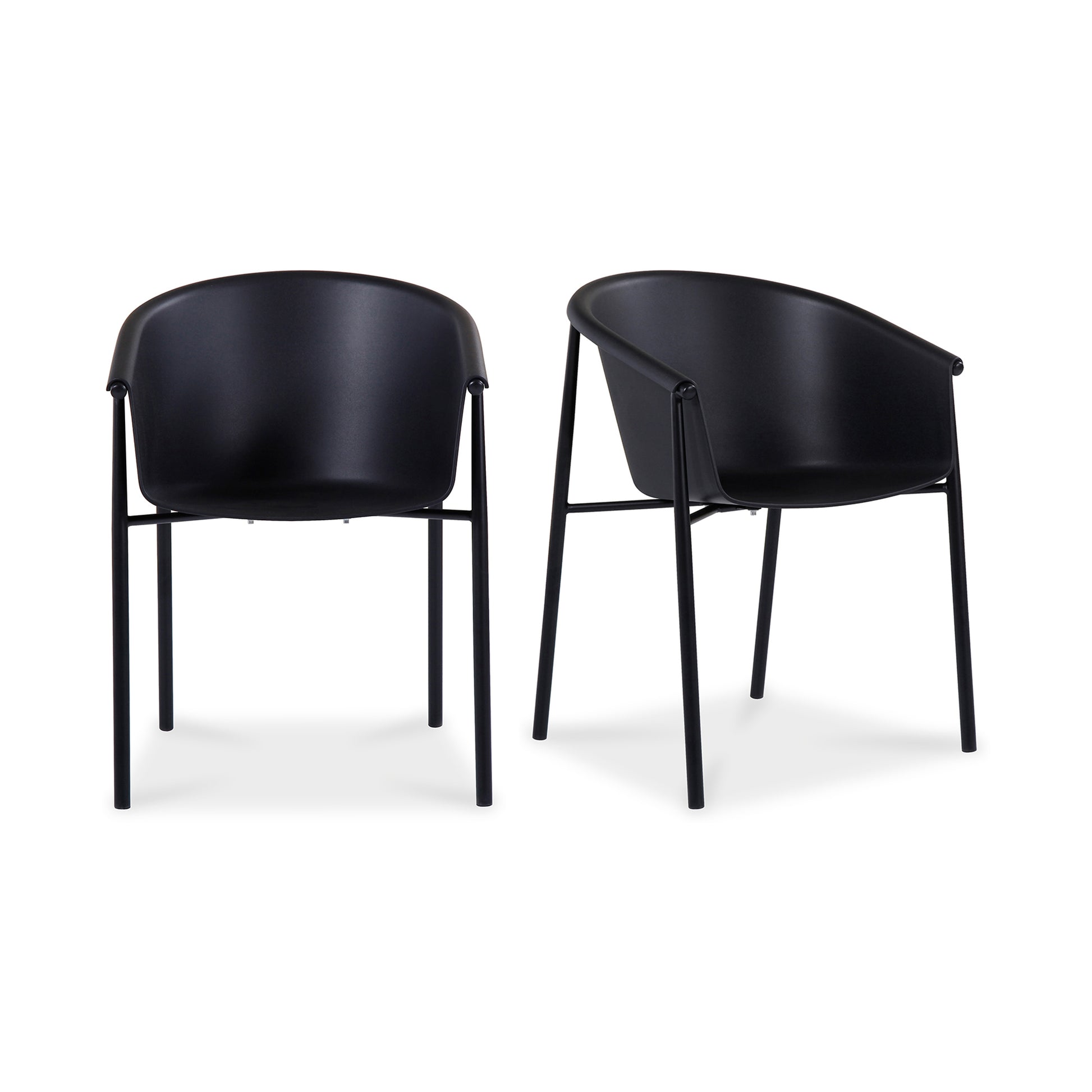 Moes Home Dining Chairs Shindig Black Contemporary Furniture