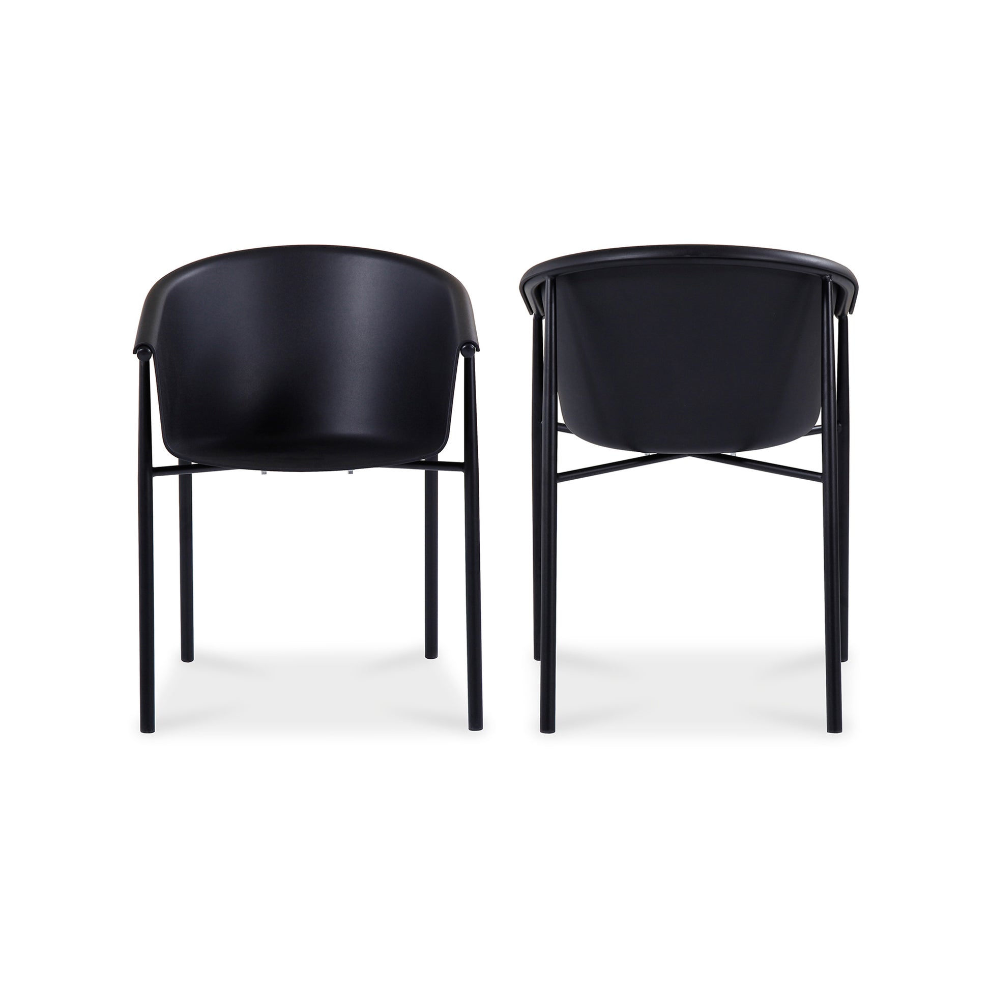 Moes Home Dining Chairs Shindig Black Contemporary Furniture