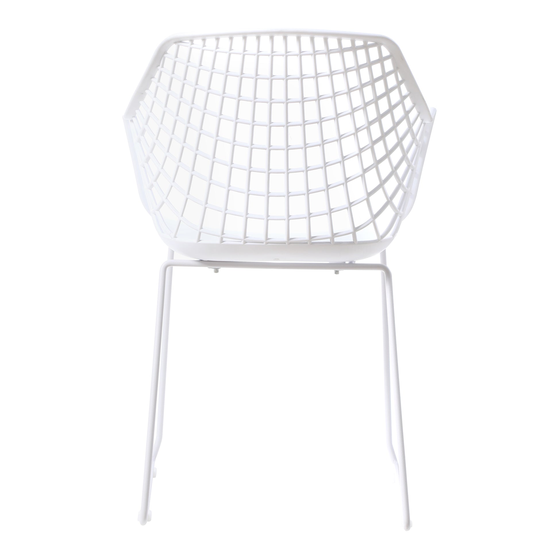 Moes Home Accent Chairs HONOLULU White Contemporary Furniture