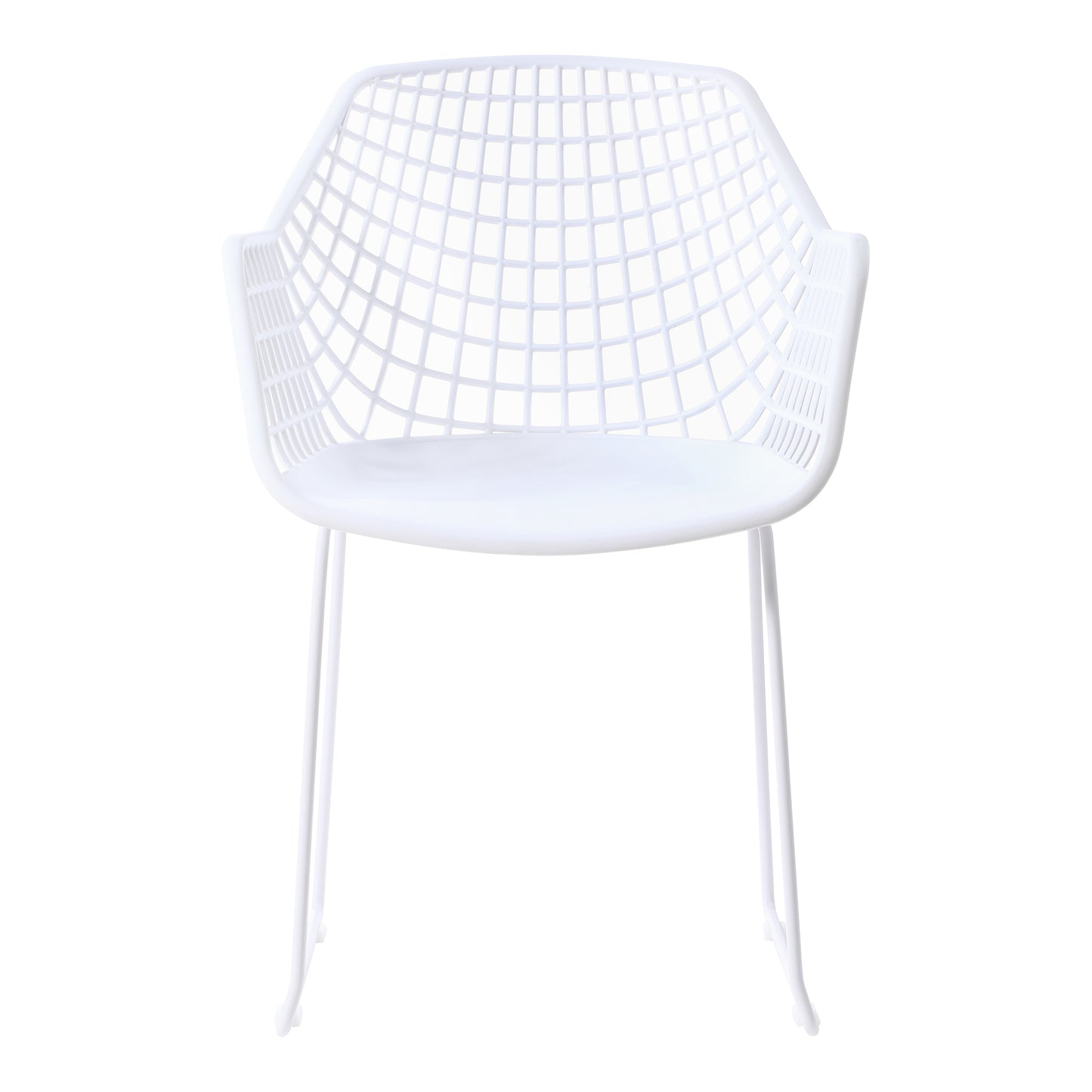 Moes Home Accent Chairs HONOLULU White Contemporary Furniture