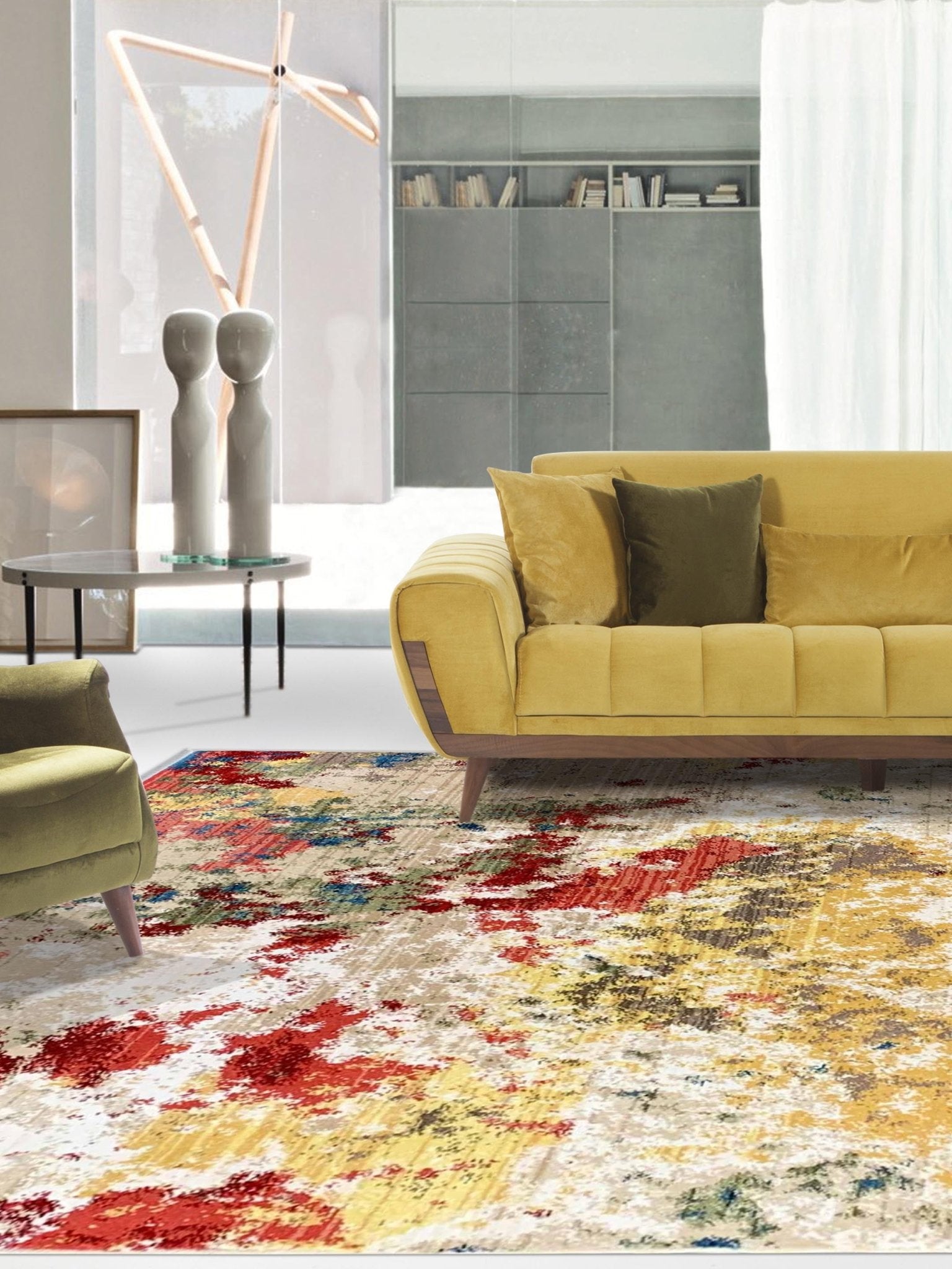 Artisan Rakkas Multi Multi Contemporary Machinemade Rug - Rugs - Artisan - Atlanta Designer Rugs