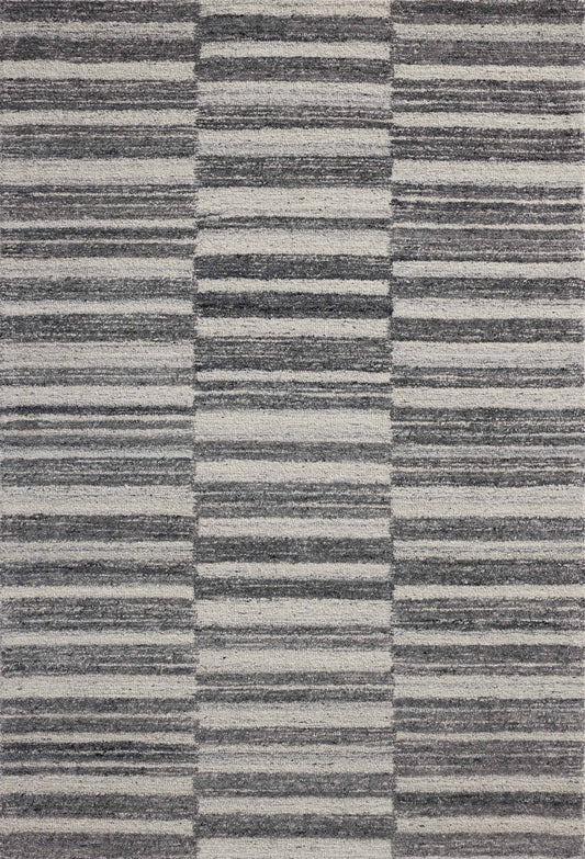 Magnolia Home Rae RAE-02 Charcoal Mist Contemporary Hand Tufted Rug