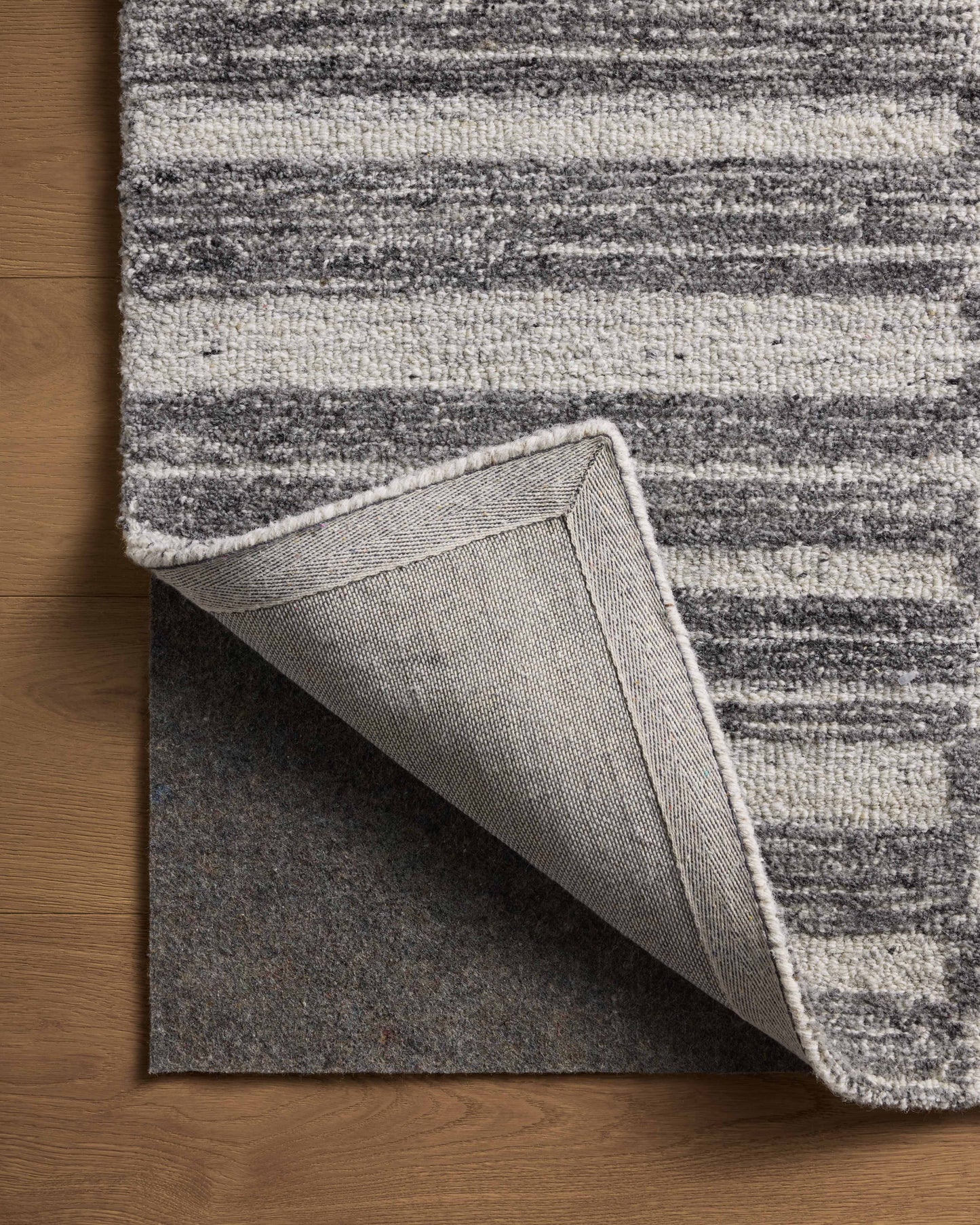 Magnolia Home Rae RAE-02 Charcoal Mist Contemporary Hand Tufted Rug