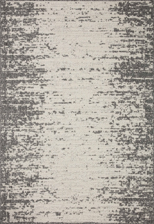 Loloi II Rainier RAI - 01 Ivory Grey Indoor/Outdoor Power Loomed Rug - Rugs - Loloi II - Atlanta Designer Rugs