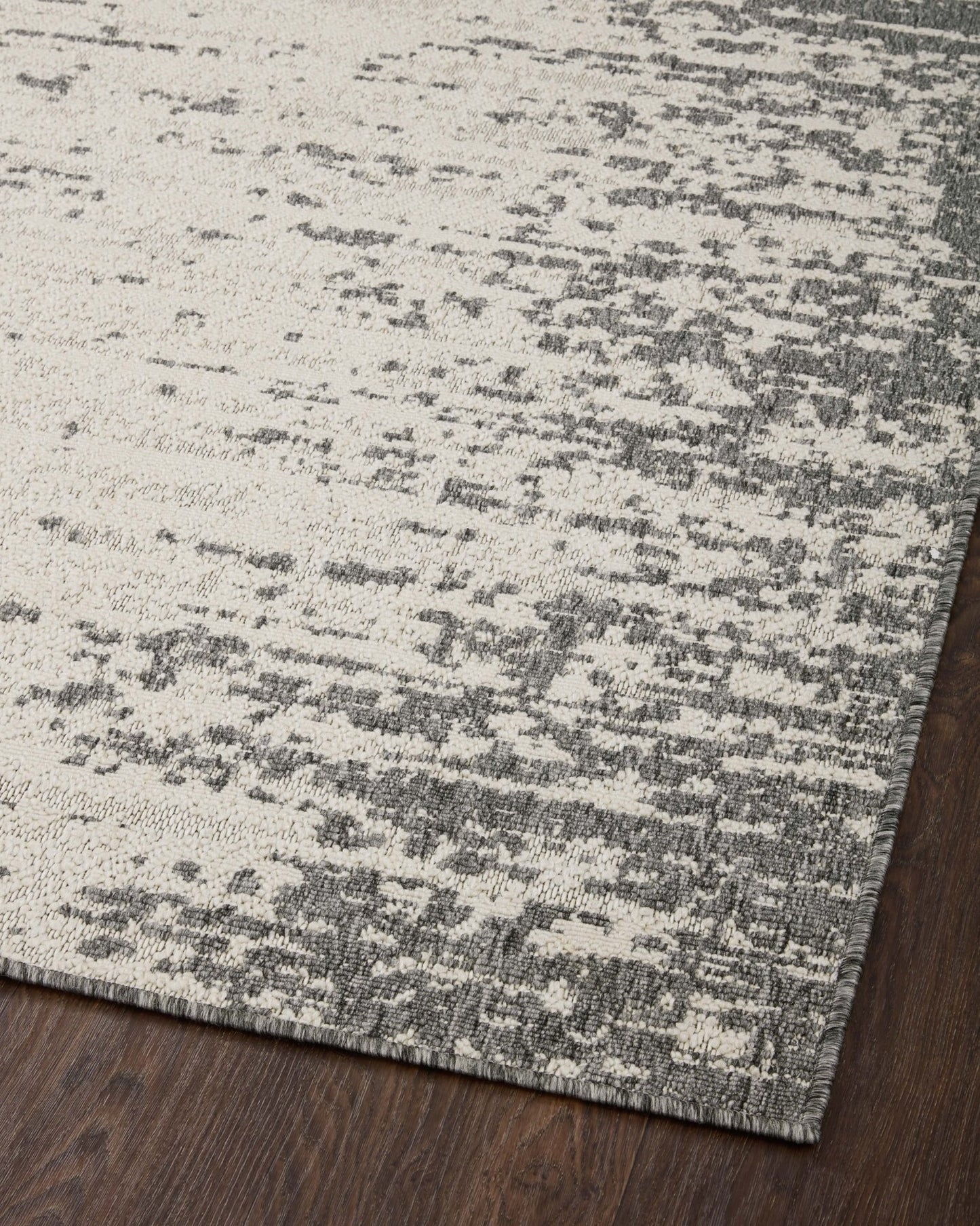 Loloi II Rainier RAI - 01 Ivory Grey Indoor/Outdoor Power Loomed Rug - Rugs - Loloi II - Atlanta Designer Rugs