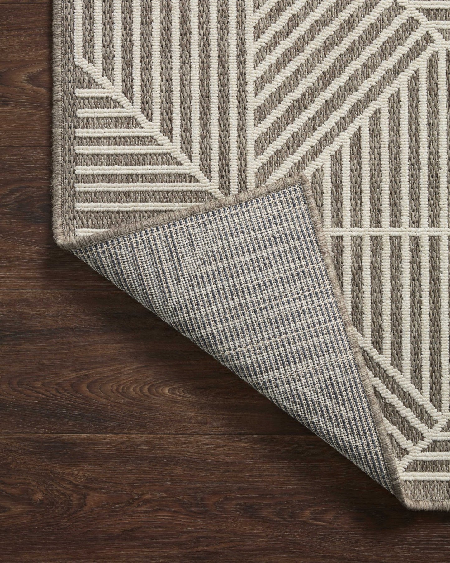 Loloi II Rainier RAI - 03 Natural Ivory Indoor/Outdoor Power Loomed Rug - Rugs - Loloi II - Atlanta Designer Rugs