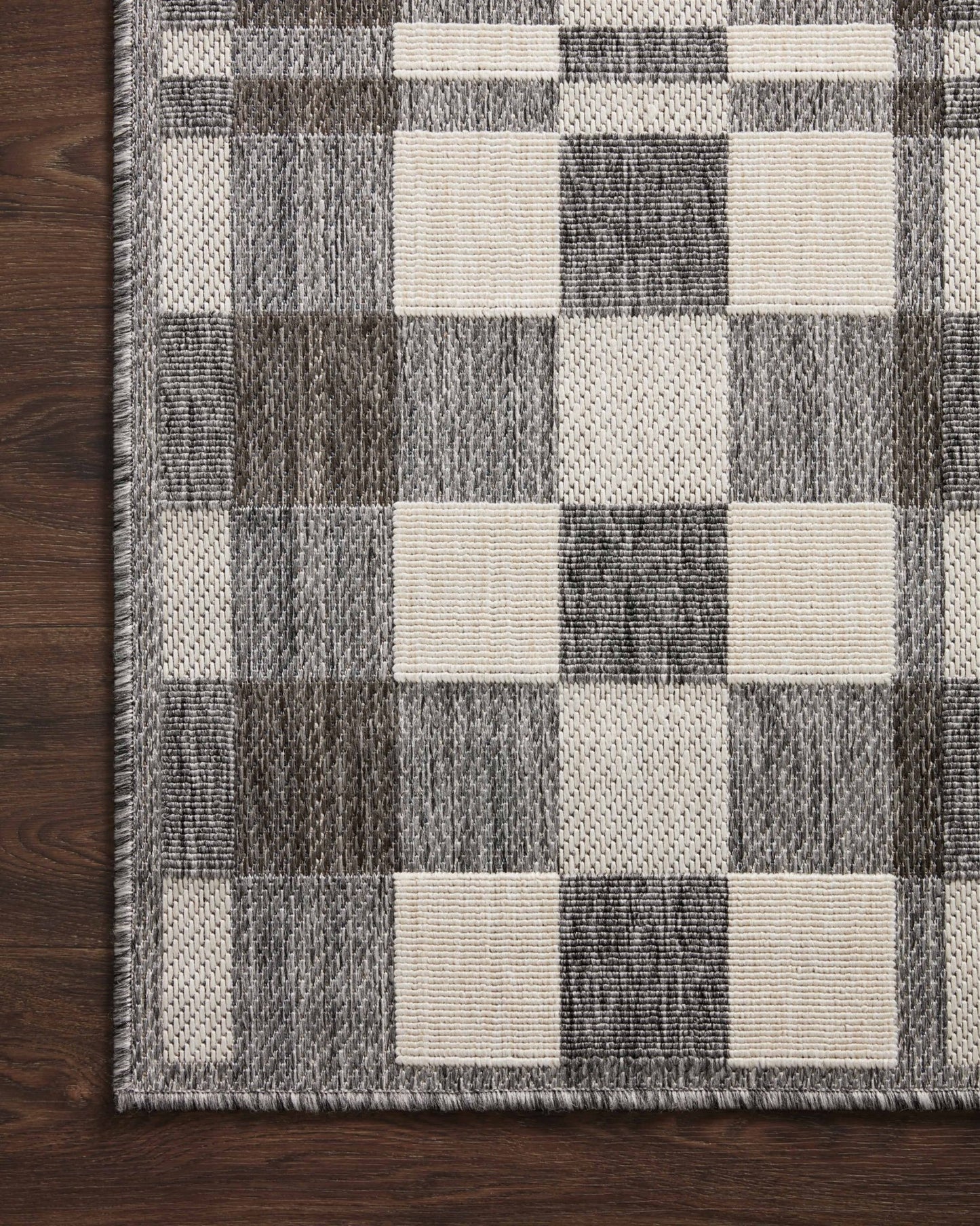 Loloi II Rainier RAI - 04 Ivory Pebble Indoor/Outdoor Power Loomed Rug - Rugs - Loloi II - Atlanta Designer Rugs