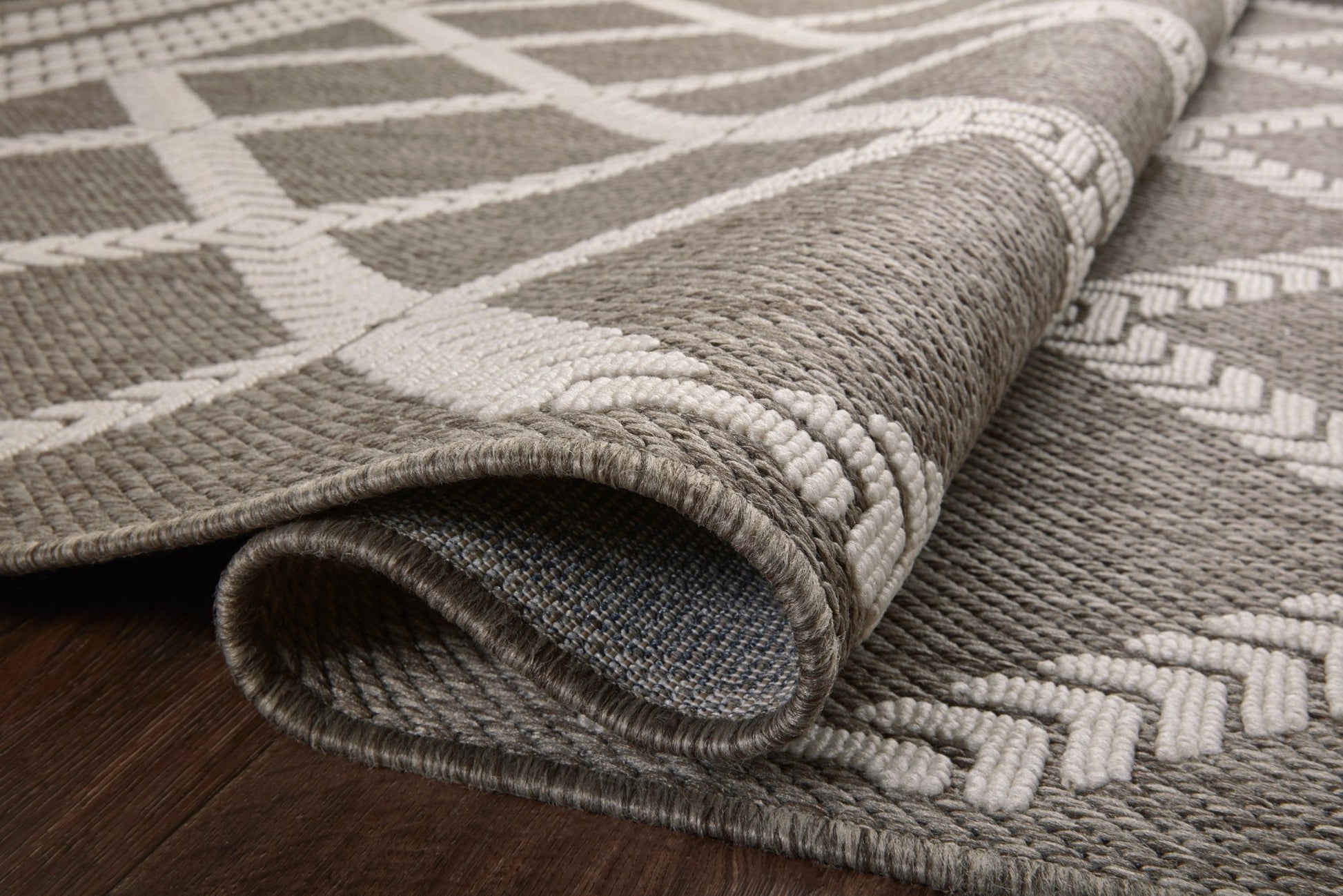 Loloi II Rainier RAI - 05 Natural Ivory Indoor/Outdoor Power Loomed Rug - Rugs - Loloi II - Atlanta Designer Rugs