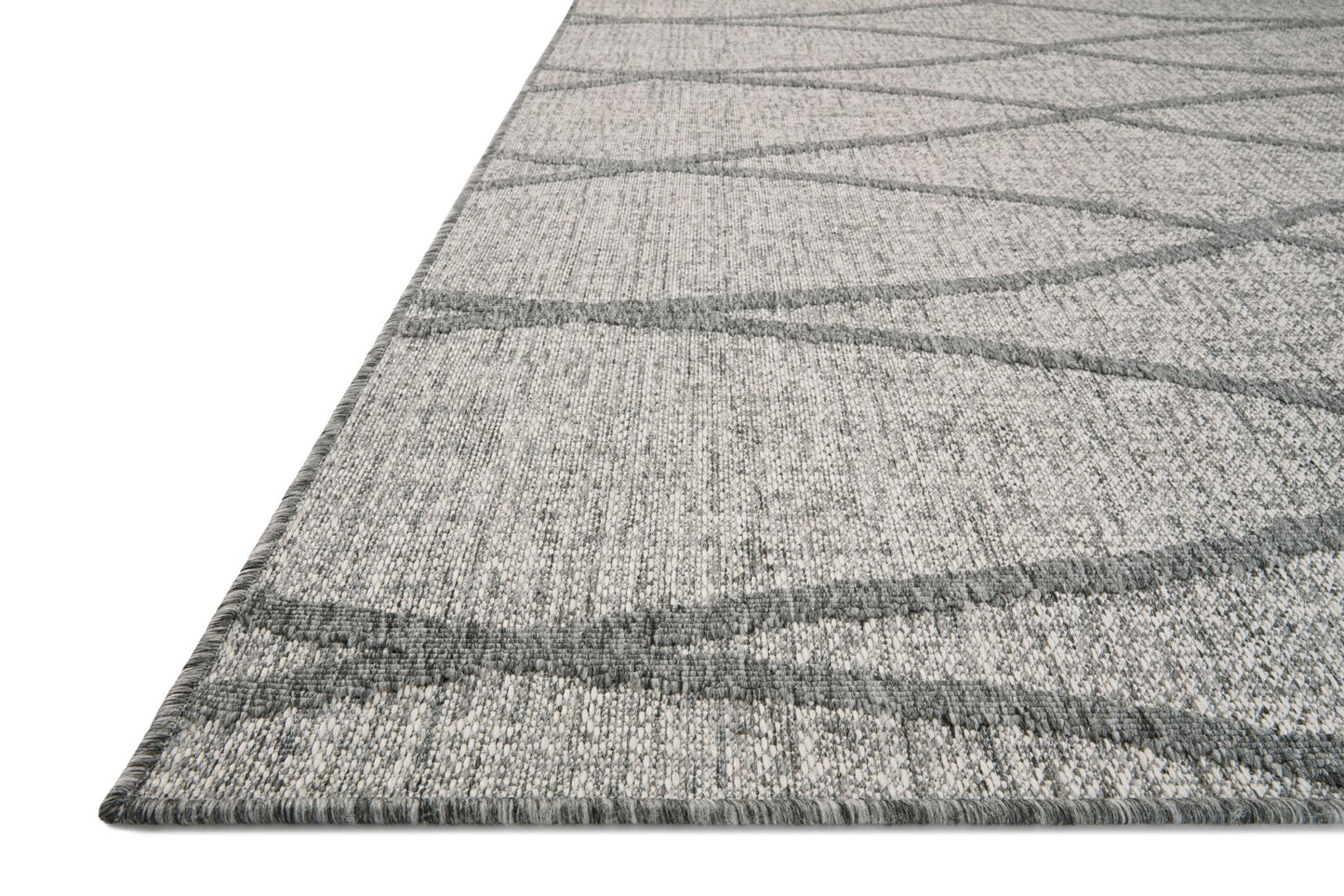 Loloi II Rainier RAI - 07 Dove Grey Indoor/Outdoor Power Loomed Rug - Rugs - Loloi II - Atlanta Designer Rugs