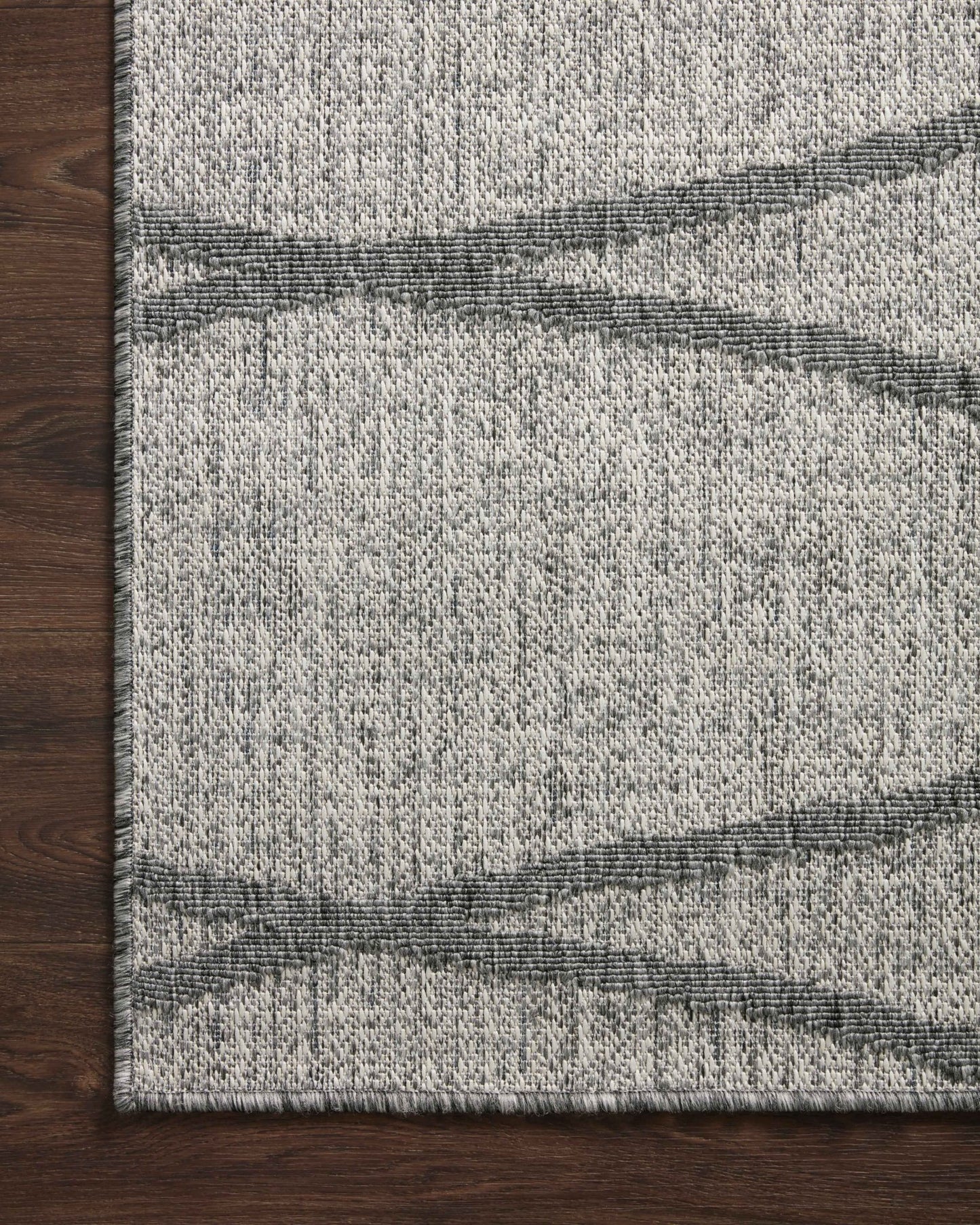 Loloi II Rainier RAI - 07 Dove Grey Indoor/Outdoor Power Loomed Rug - Rugs - Loloi II - Atlanta Designer Rugs