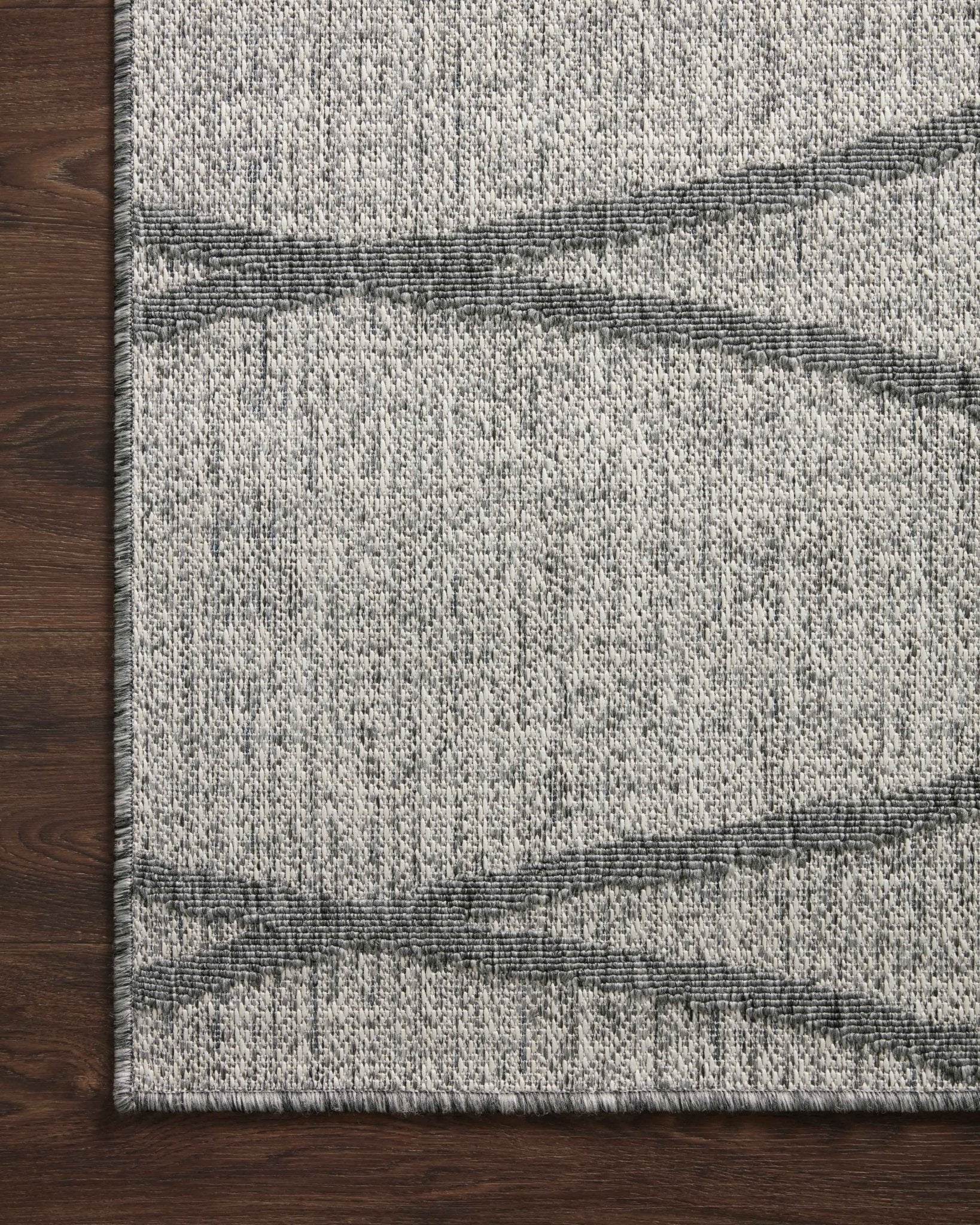 Loloi II Rainier RAI - 07 Dove Grey Indoor/Outdoor Power Loomed Rug - Rugs - Loloi II - Atlanta Designer Rugs