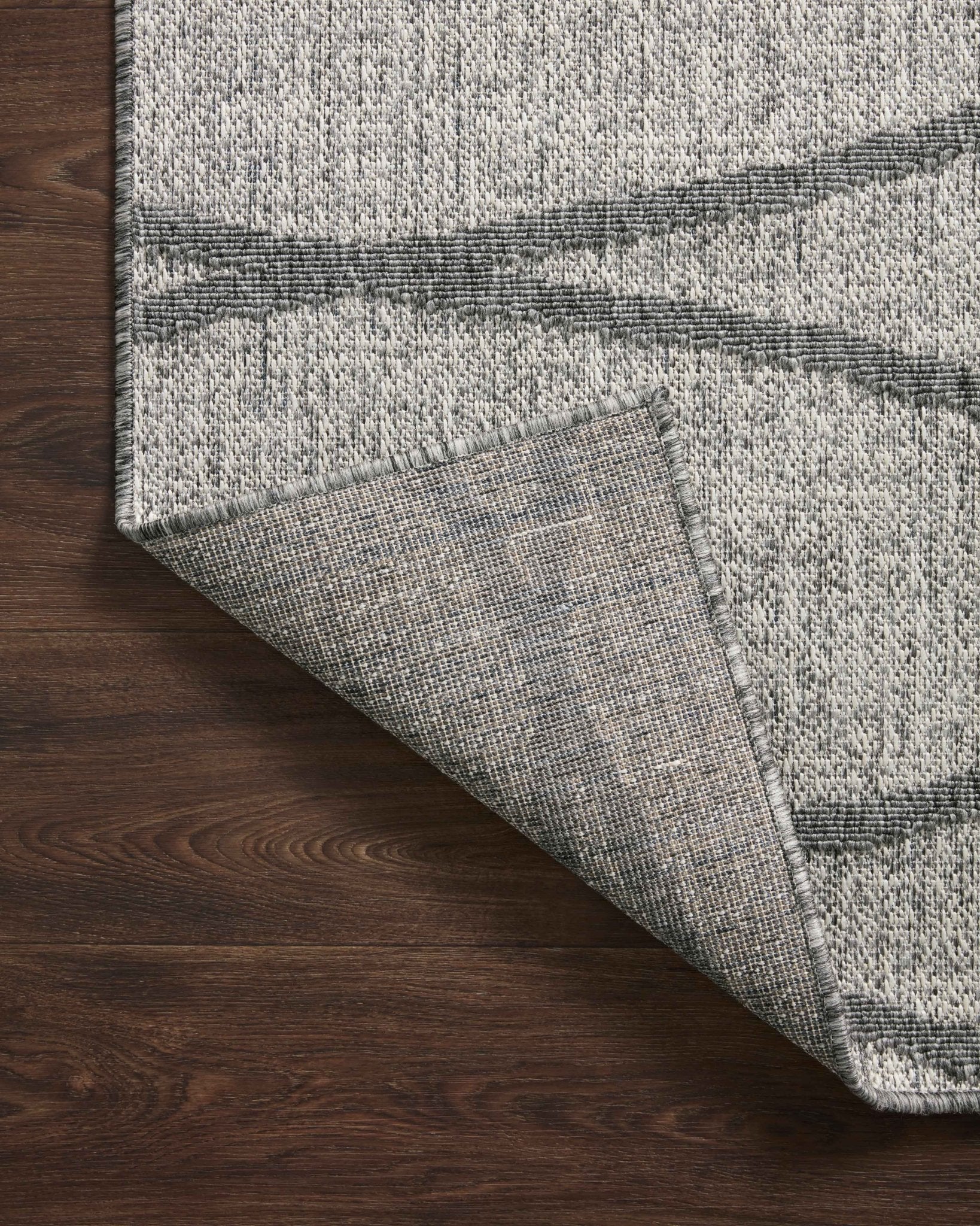 Loloi II Rainier RAI - 07 Dove Grey Indoor/Outdoor Power Loomed Rug - Rugs - Loloi II - Atlanta Designer Rugs