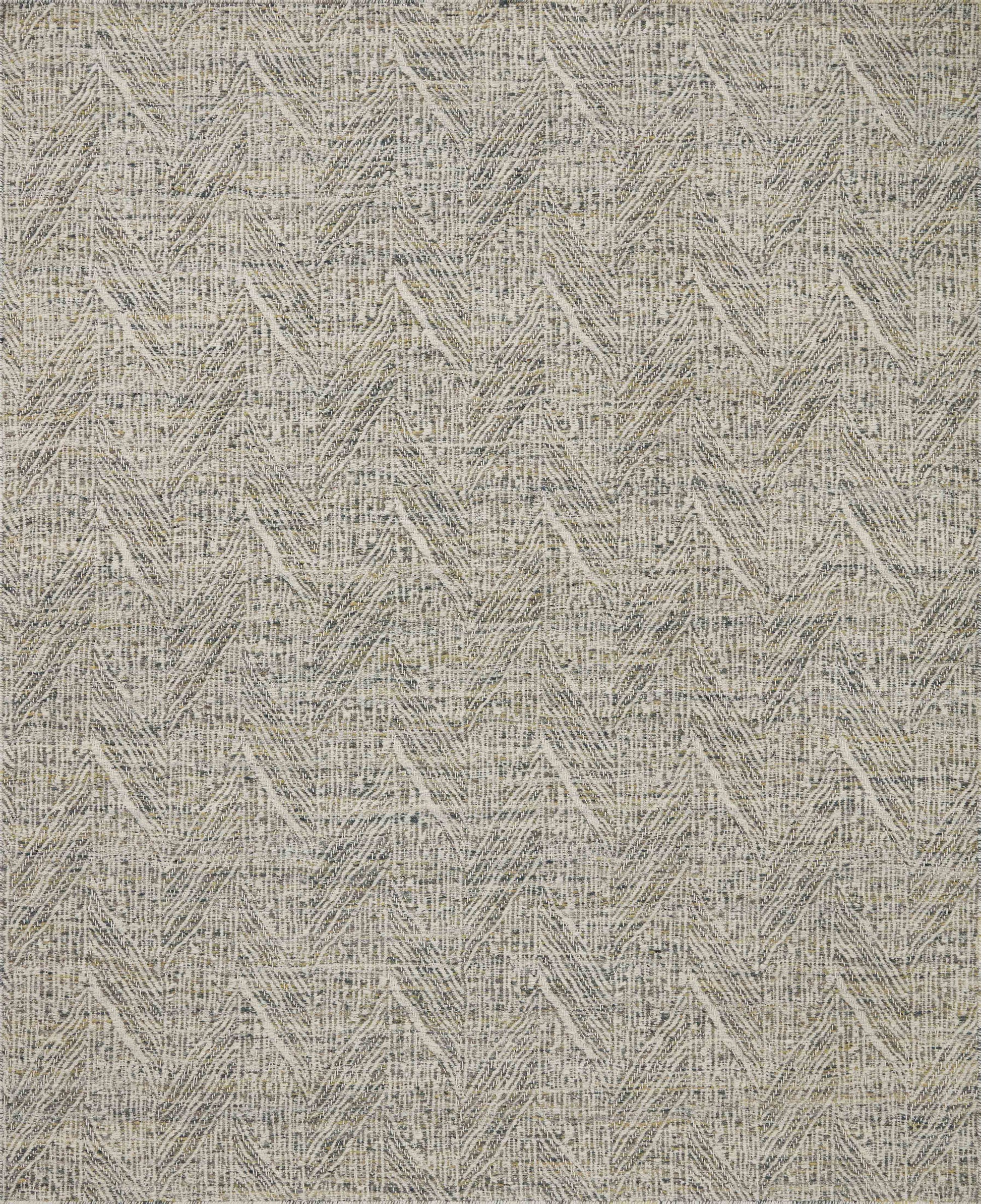 Loloi Raven RAV-01 Moss Ivory Traditional Hand Woven Rug