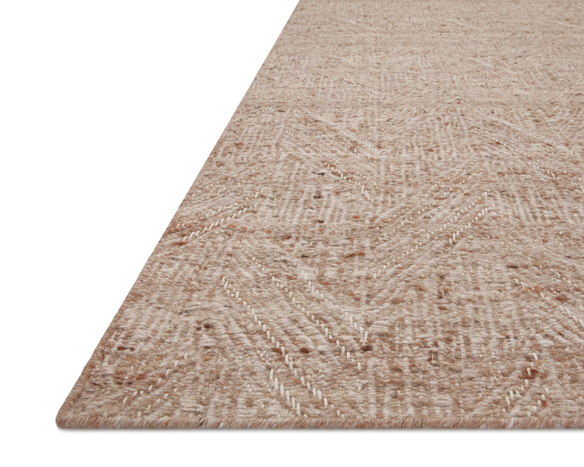 Loloi Raven RAV-01 Oatmeal Natural Traditional Hand Woven Rug