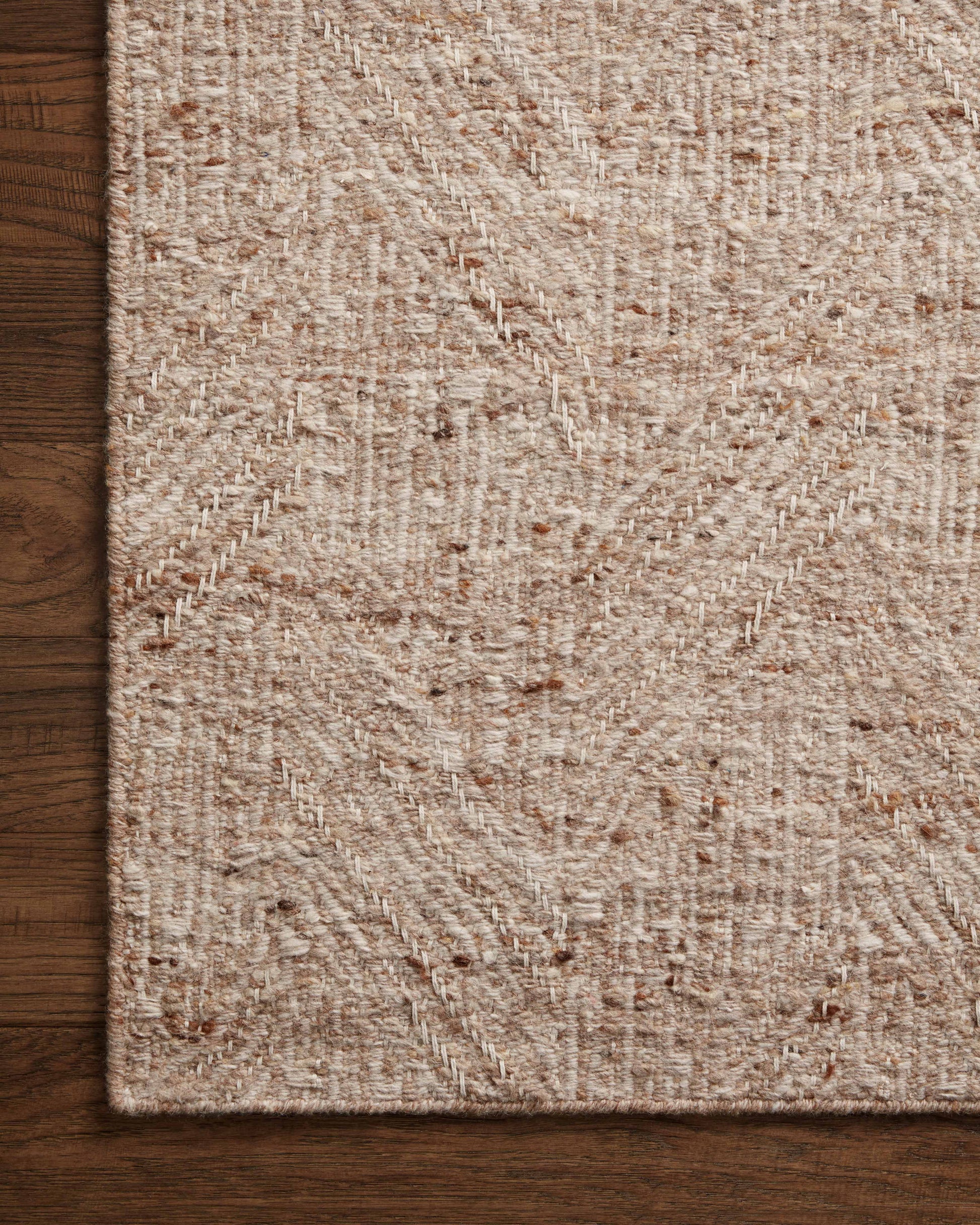 Loloi Raven RAV-01 Oatmeal Natural Traditional Hand Woven Rug