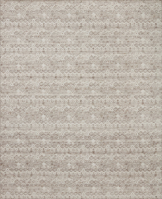 Loloi Raven RAV-03 Dove Ivory Traditional Hand Woven Rug