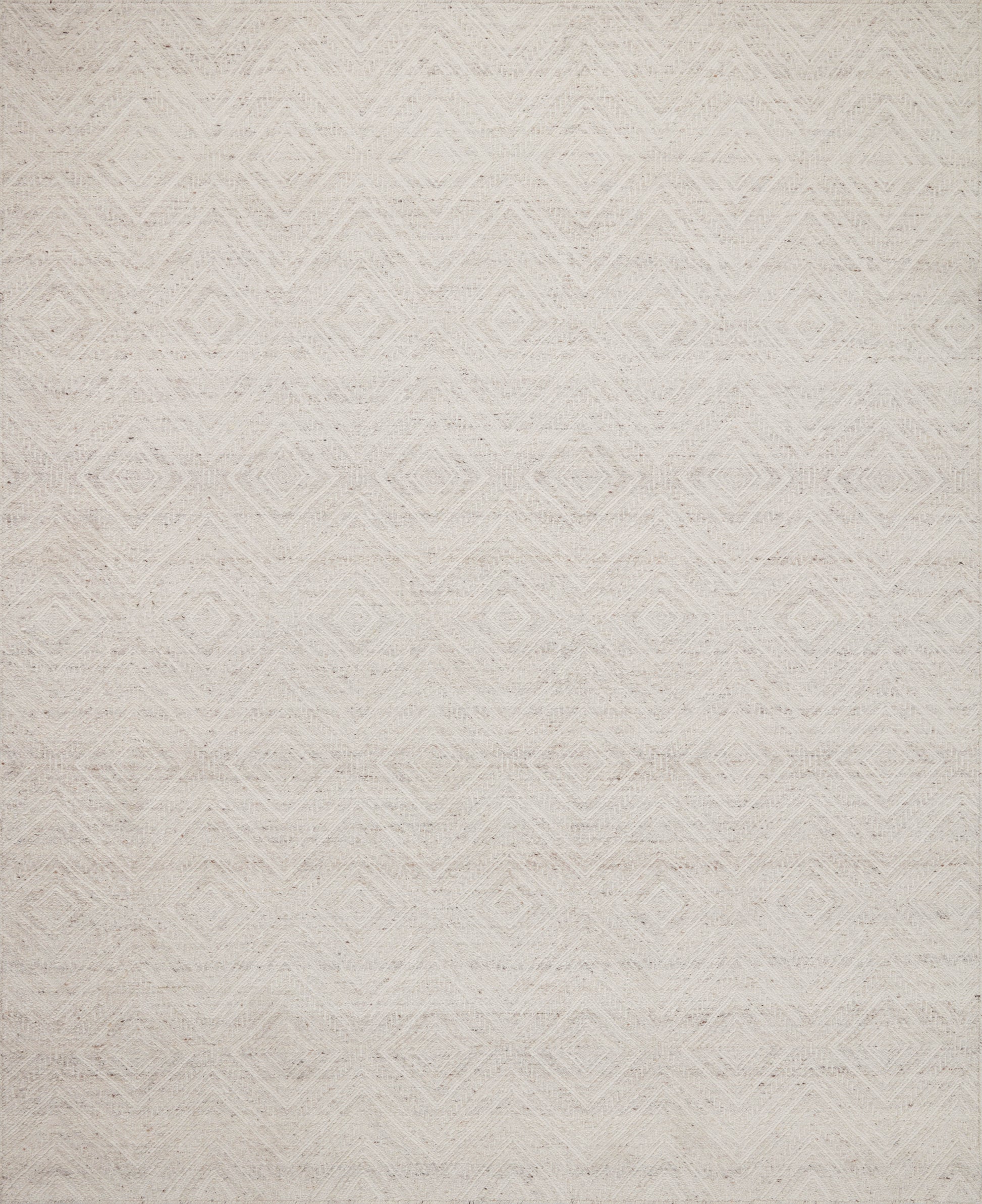 Loloi Raven RAV-04 Ivory Pebble Traditional Hand Woven Rug