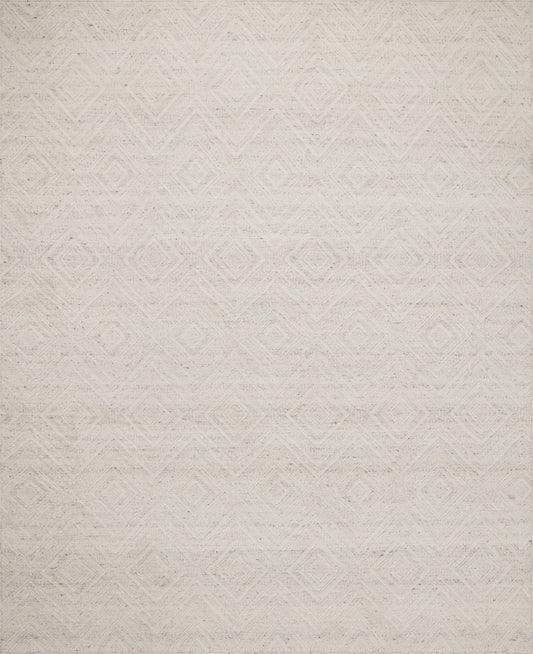 Loloi Raven RAV-04 Ivory Pebble Traditional Hand Woven Rug