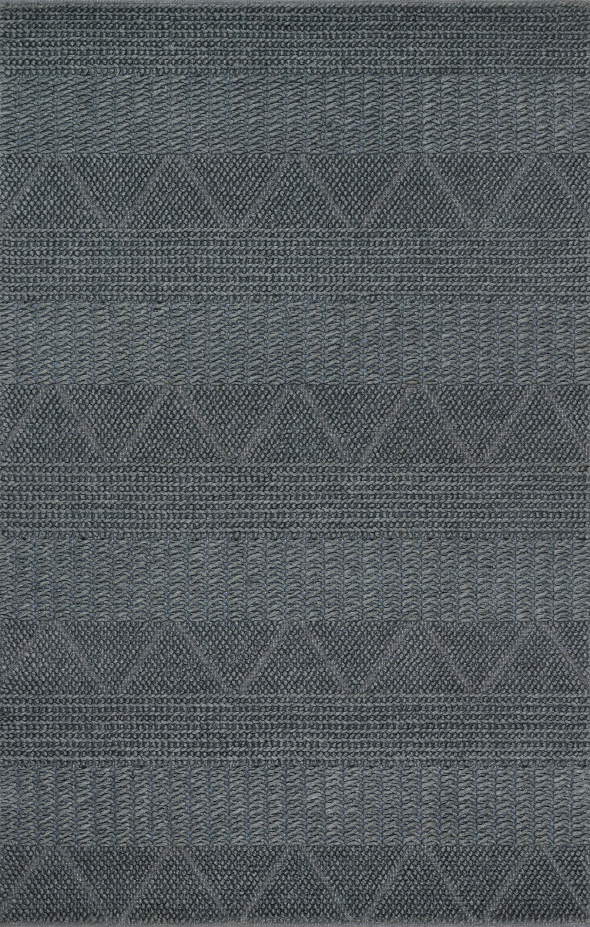 Magnolia Home Rowan ROW-01 Denim Traditional Hand Tufted Rug