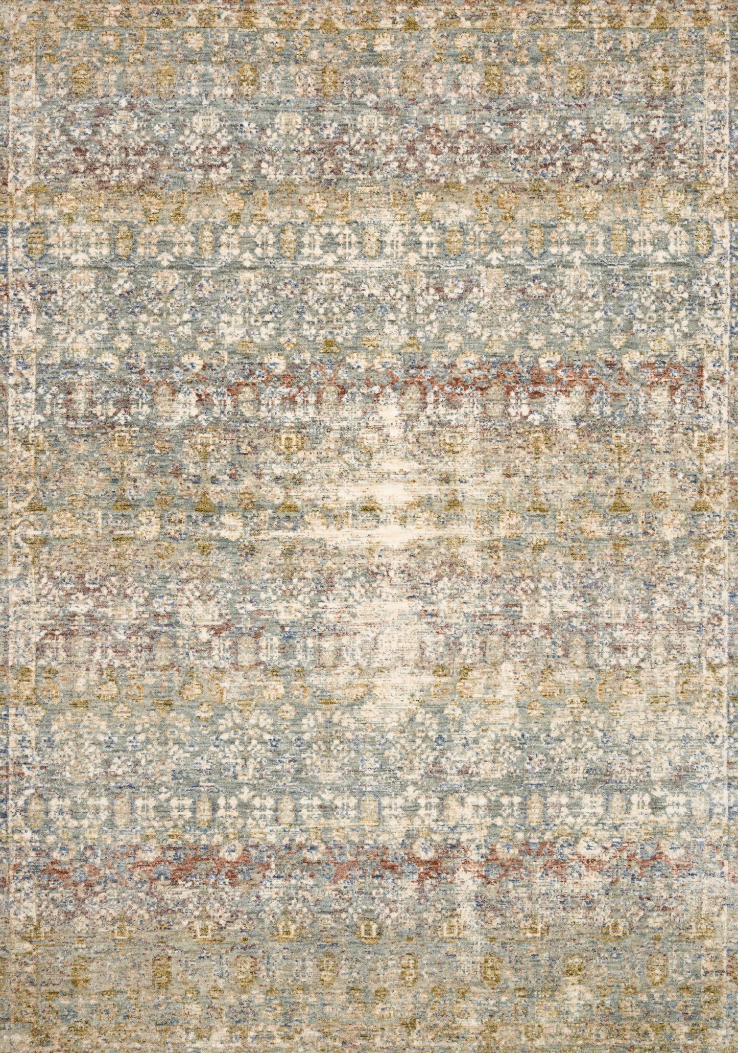 Loloi Revere REV-03 Grey Multi Traditional Power Loomed Rug