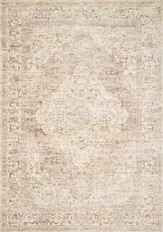 Loloi Revere REV-04 Ivory Berry Traditional Power Loomed Rug