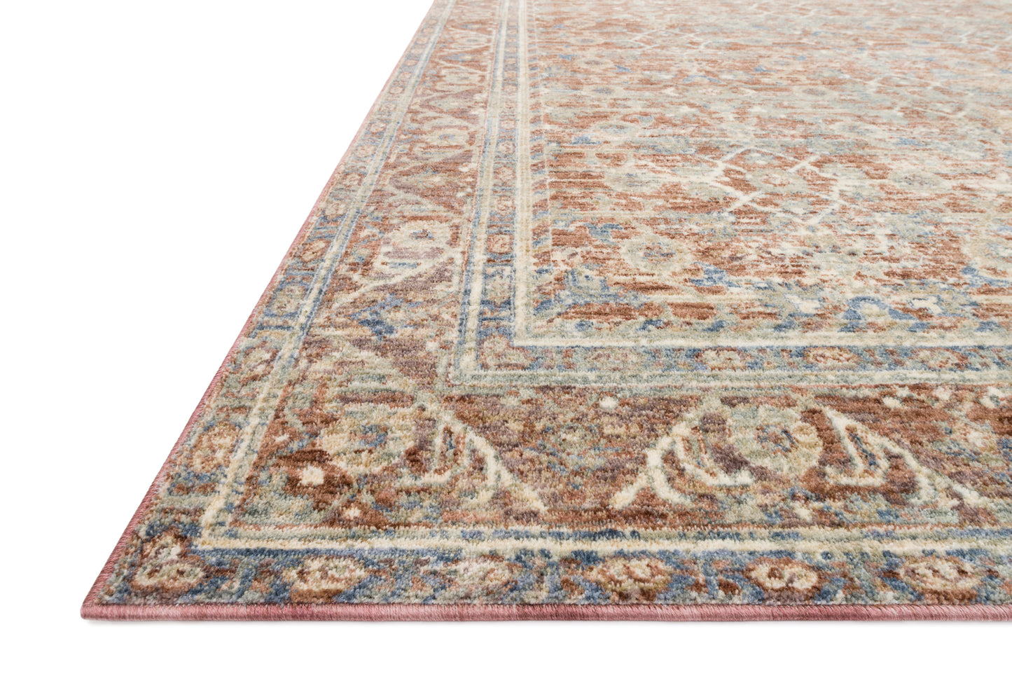 Loloi Revere REV-07 Terracotta Multi Traditional Power Loomed Rug