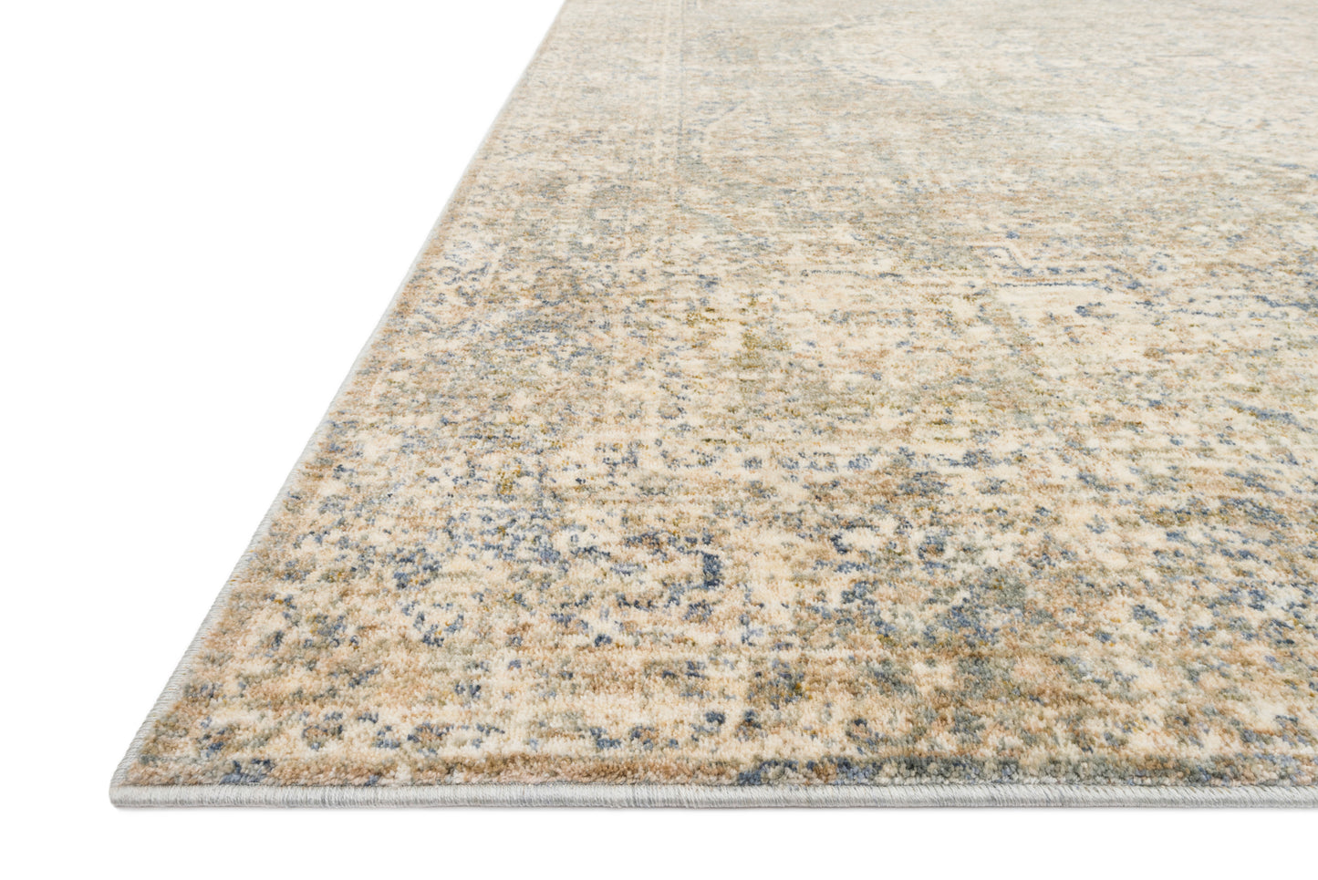 Loloi Revere REV-08 Granite Blue Traditional Power Loomed Rug