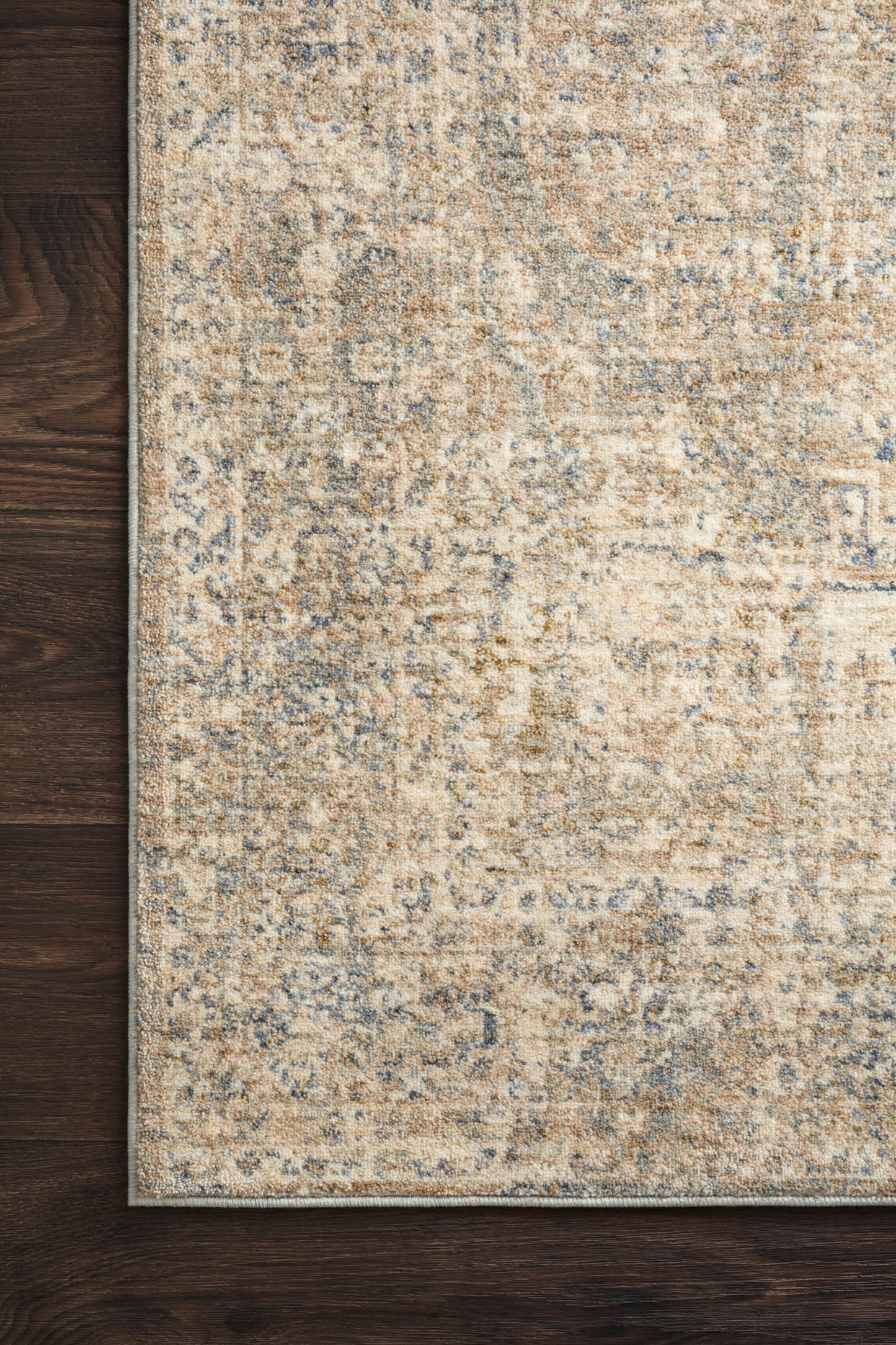 Loloi Revere REV-08 Granite Blue Traditional Power Loomed Rug