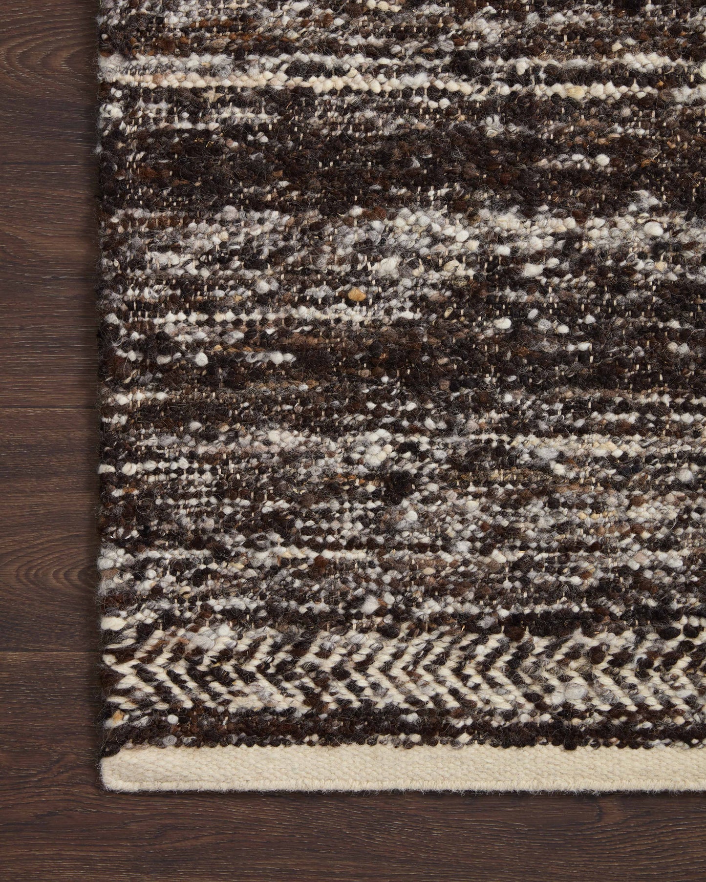 Loloi REYLA RLA-01 Mocha Ivory Contemporary Hand Woven Rug