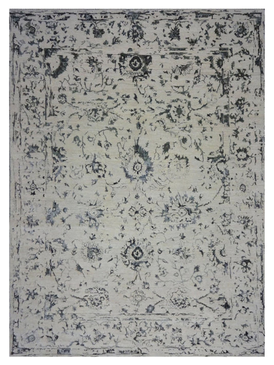 Artisan Venus1 Ivory Transitional Knotted Rug - Rugs - Artisan - Atlanta Designer Rugs