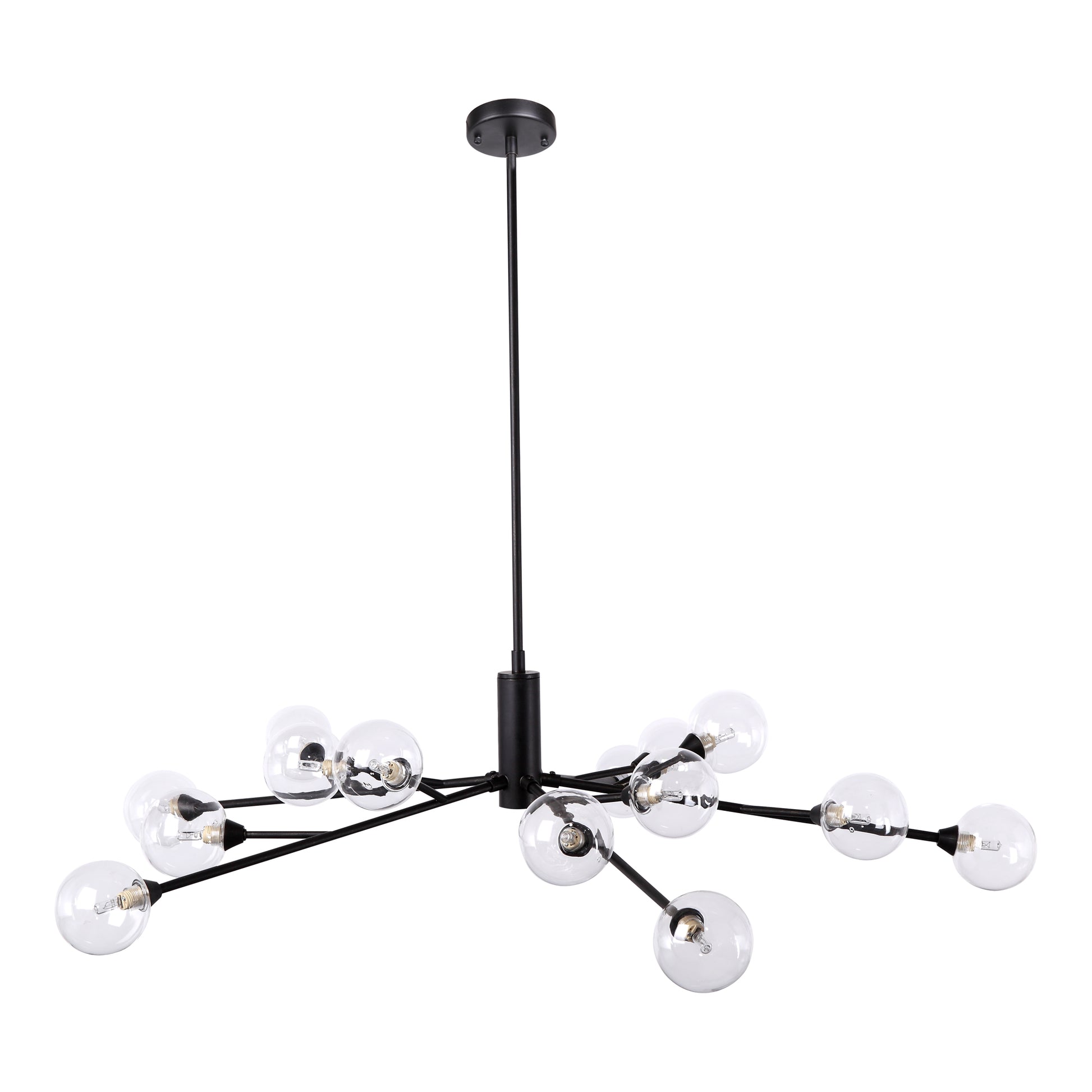 Moes Home Pendant Lamps DRACO Black Contemporary Furniture