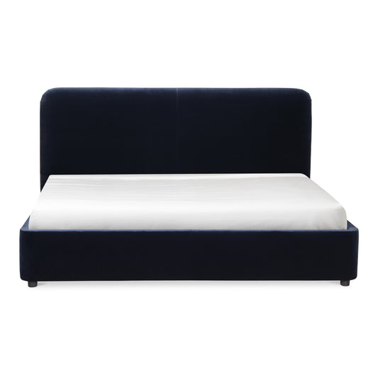 Moes Home Beds Samara Blue Contemporary Furniture
