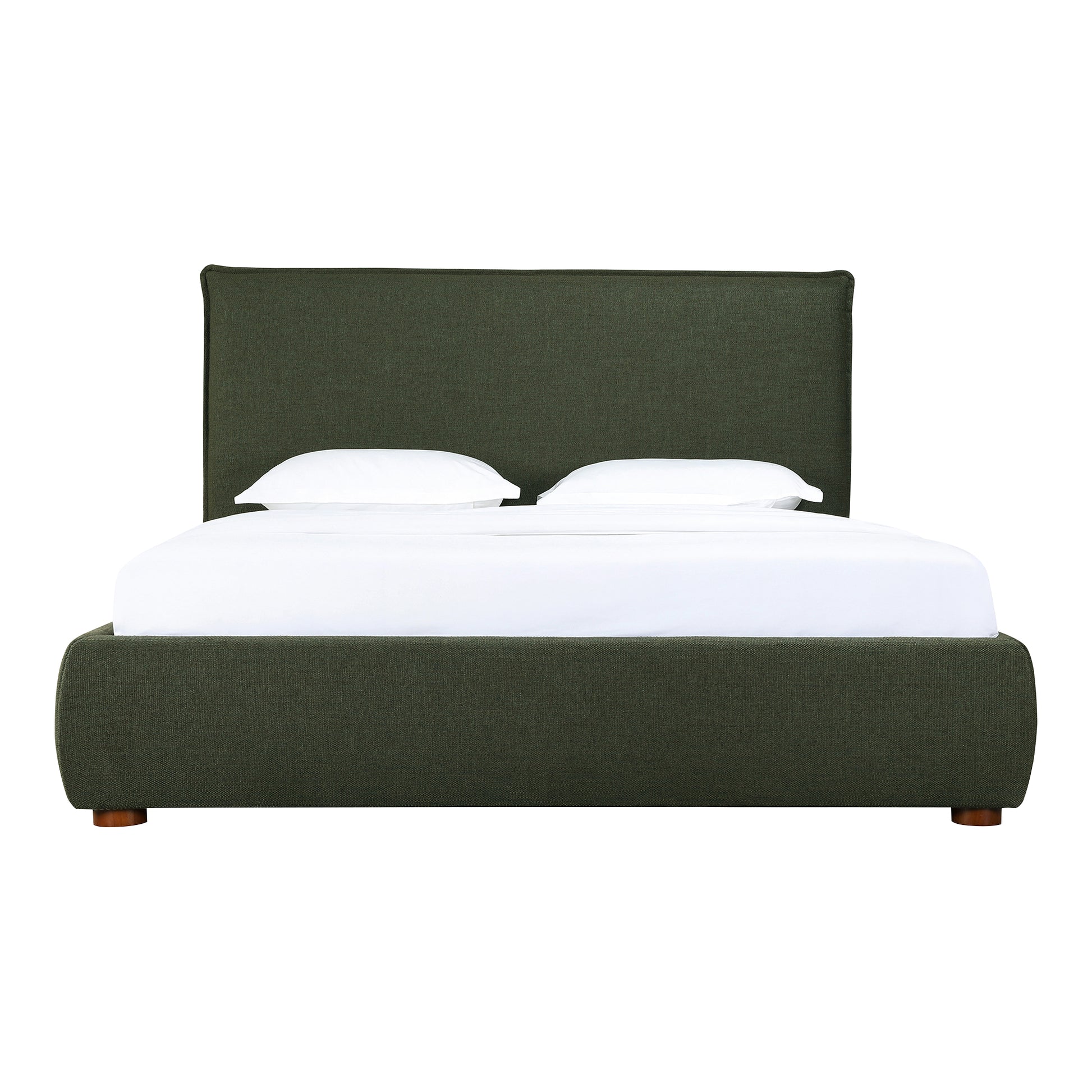 Moes Home Beds Luzon Green Scandinavian Furniture