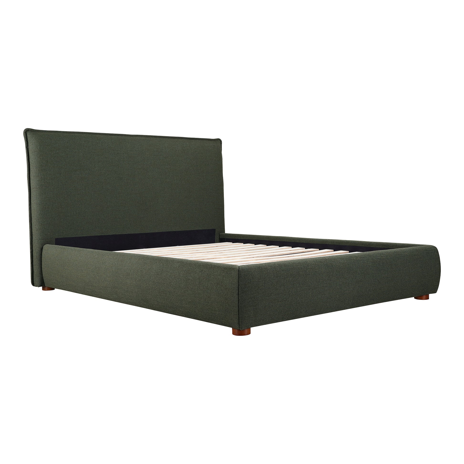 Moes Home Beds Luzon Green Scandinavian Furniture