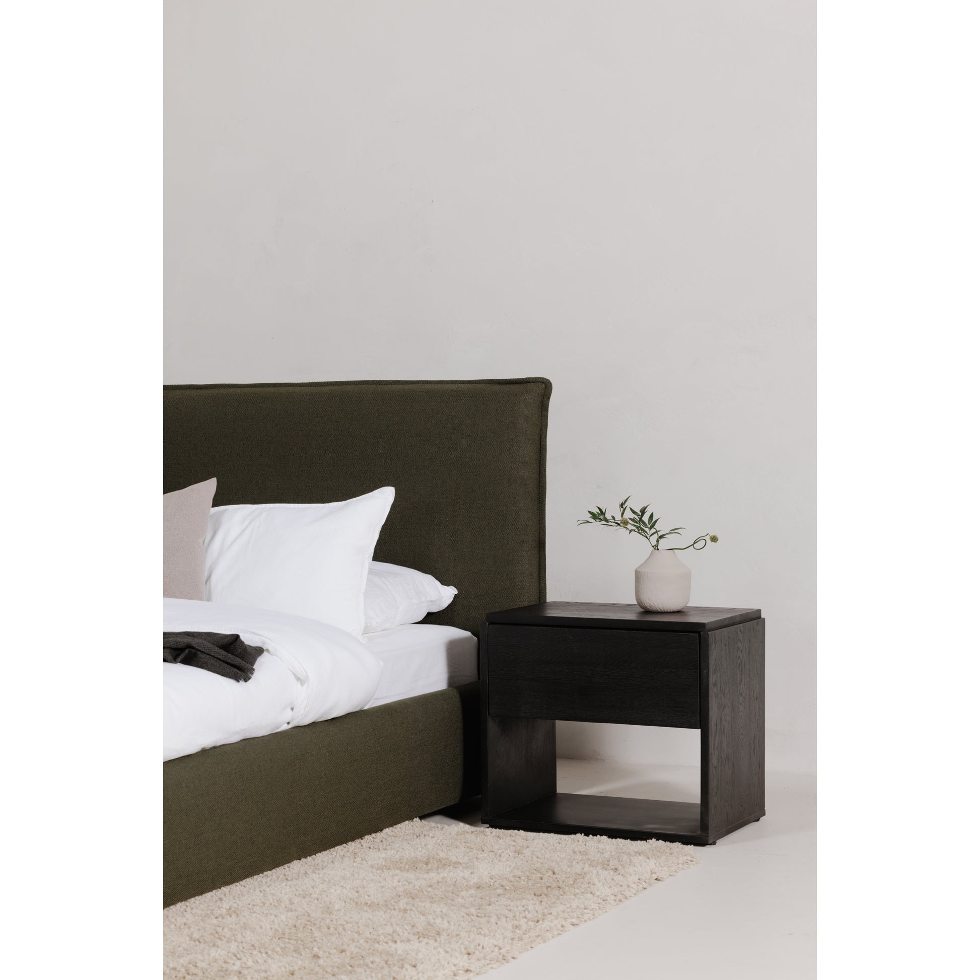 Moes Home Beds Luzon Green Scandinavian Furniture